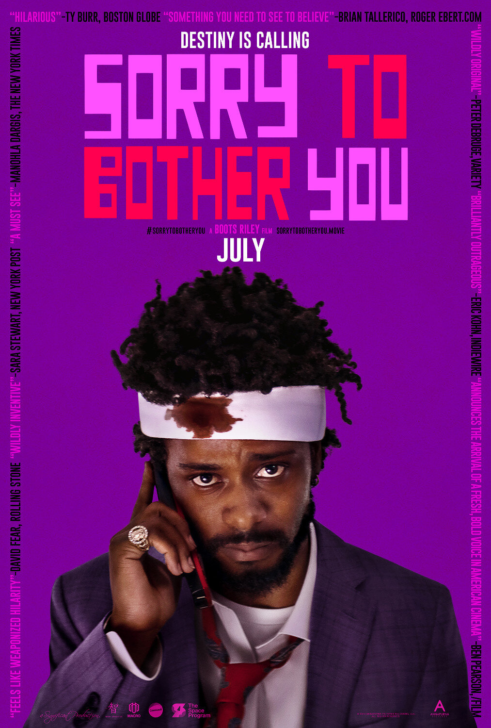 Movie Review : Sorry to Bother You (2018)