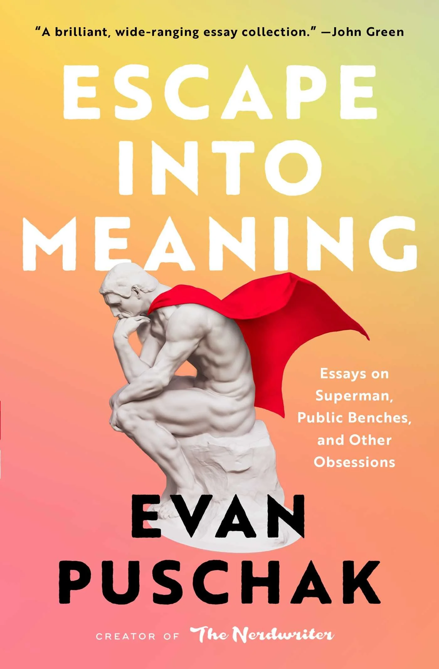 Book Review : Evan Puschak - Escape Into Meaning (2022)
