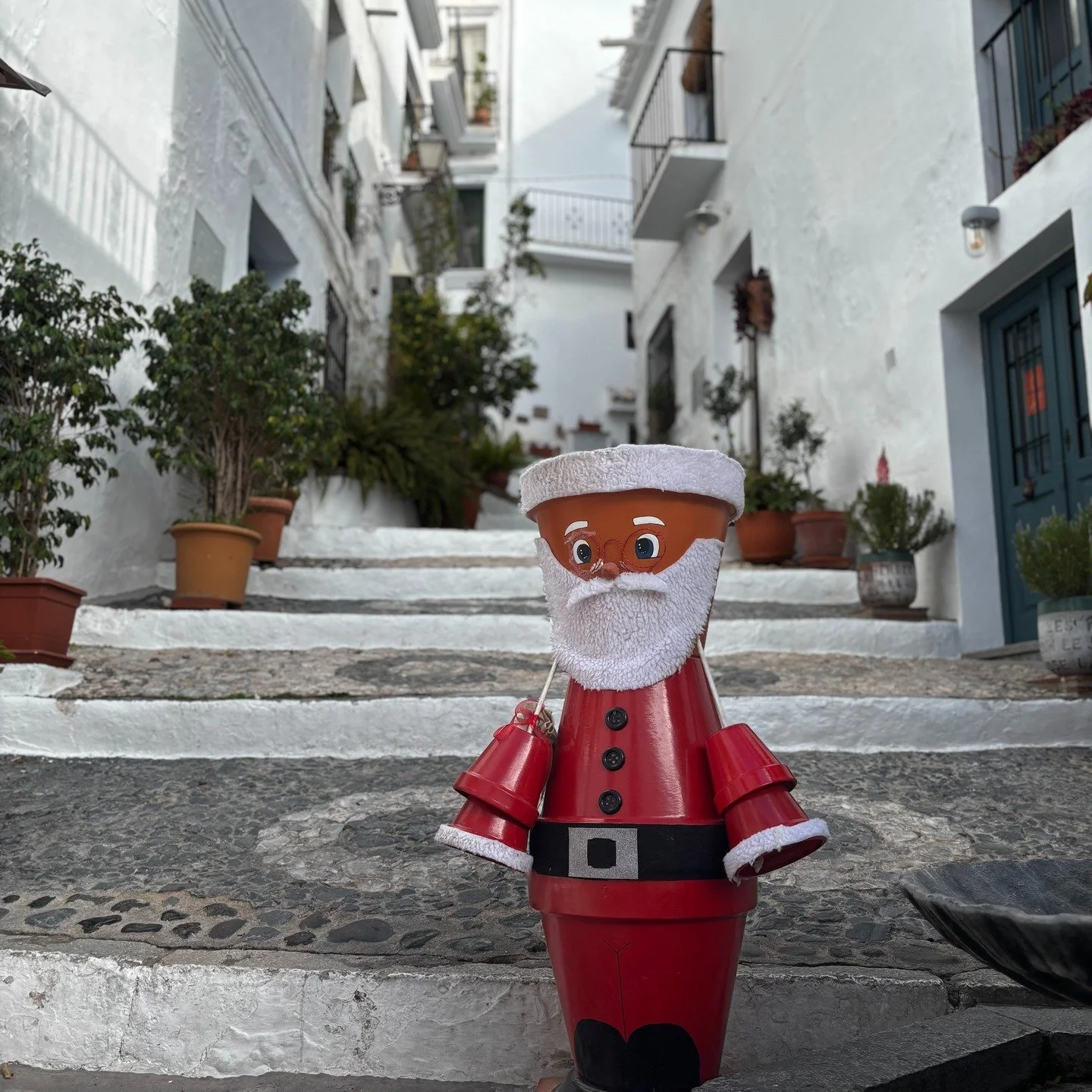 Santa looking a little grumpy!