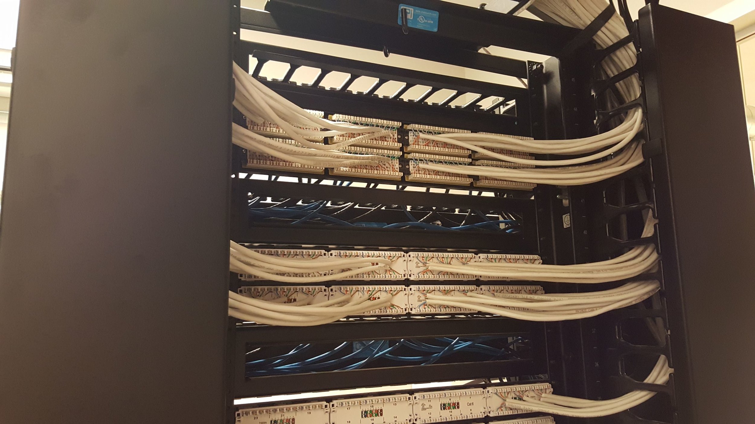 Server room data cabling