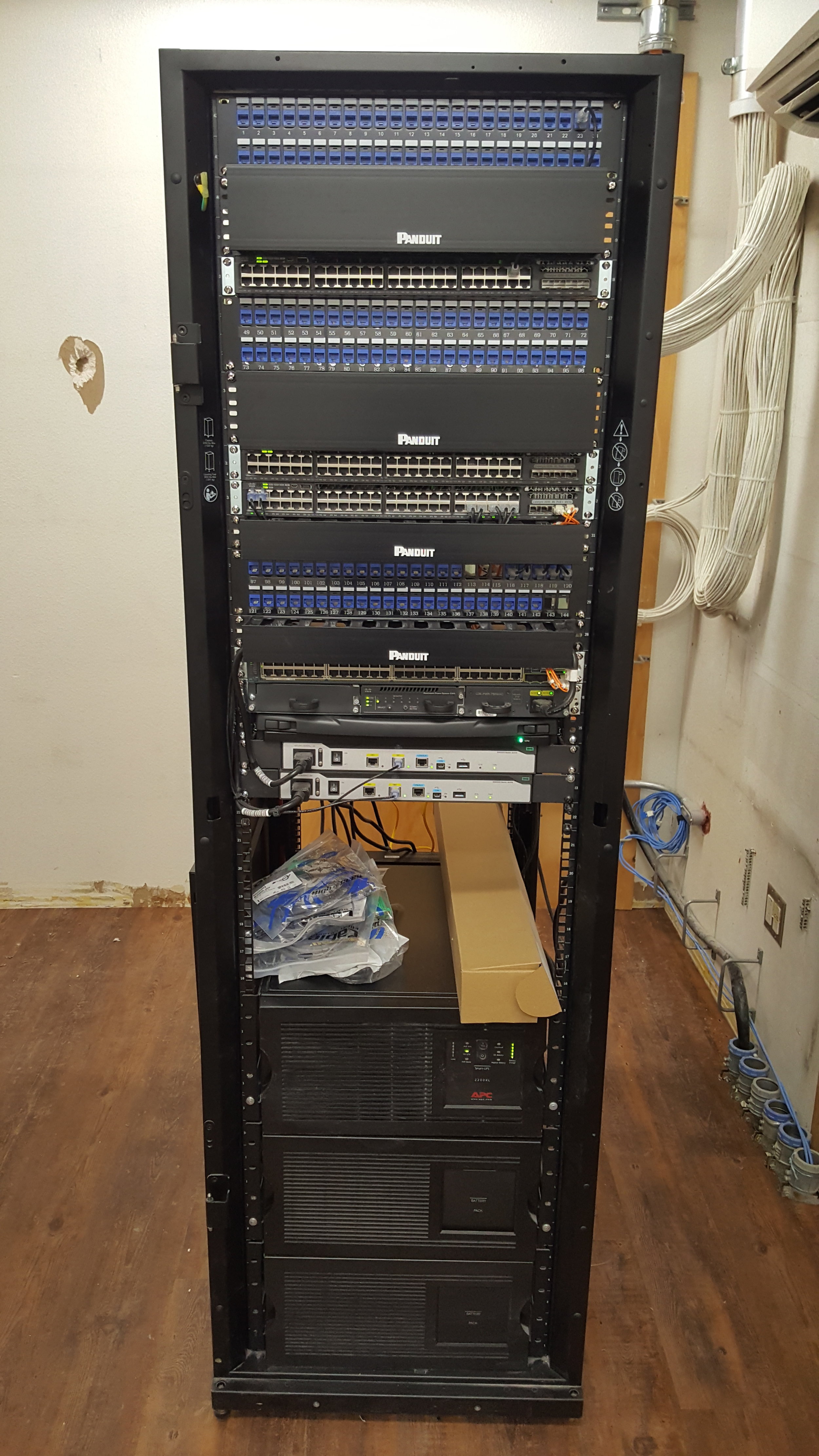 Server room data cabling