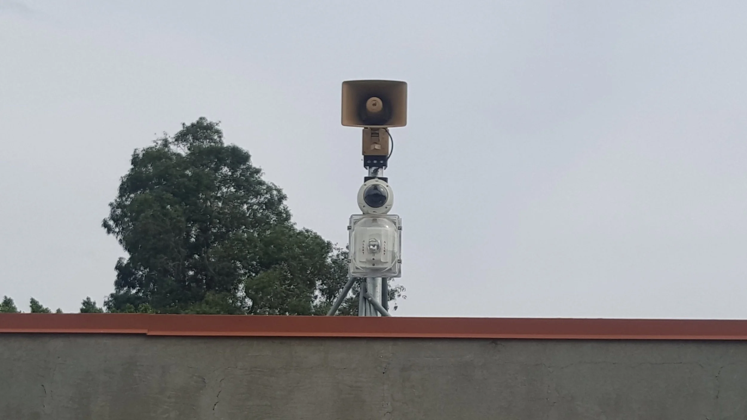 Outdoor camera installation