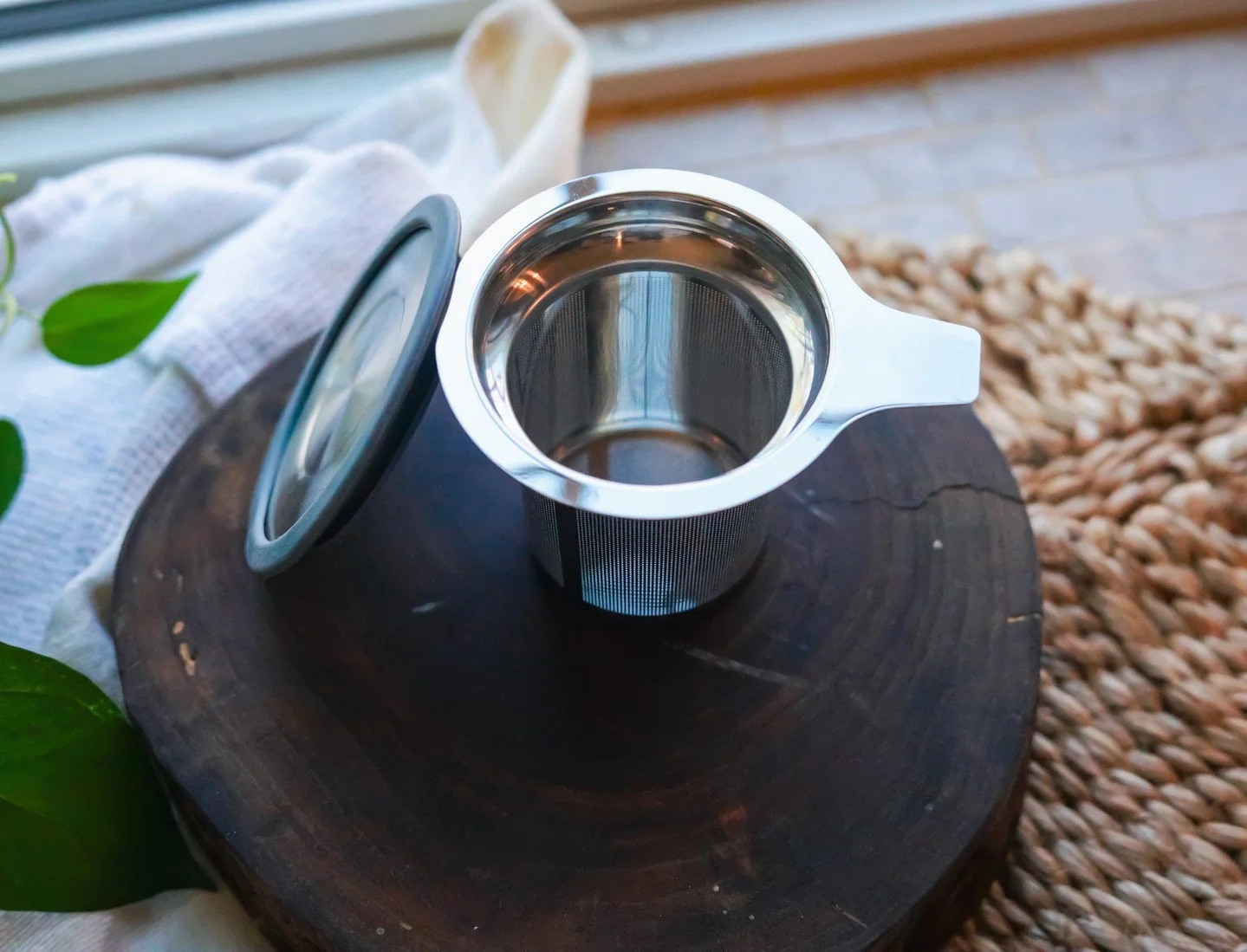 Are you new to loose leaf tea? Not sure how to brew it? Well, this is one of our favorite methods! It is a simple &quot;in cup&quot; infuser and you just place the stainless steel infuser into your cup, add some tea, add some hot water, remove the st