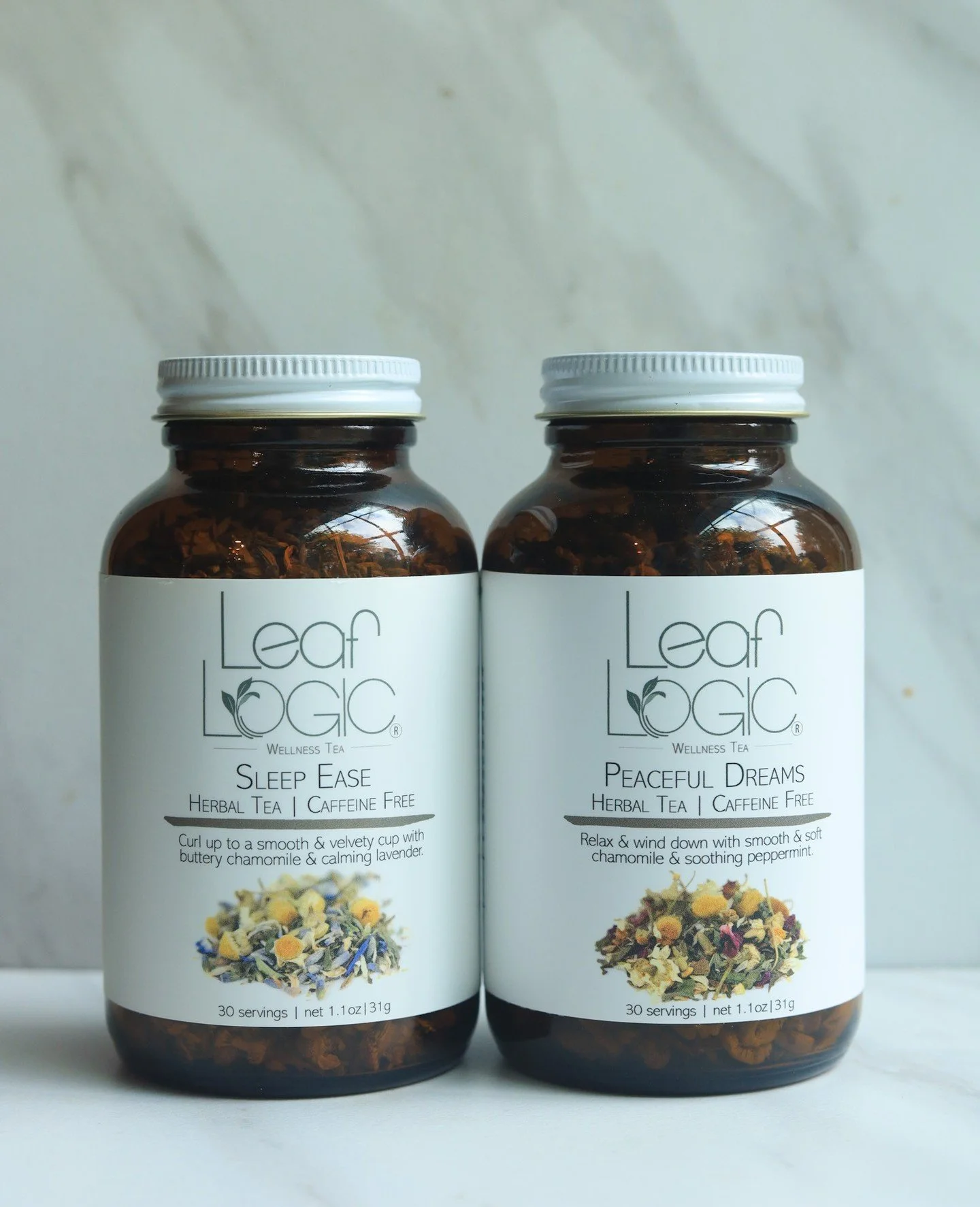 Sheep Counting Variety Pack - Snuggle into the ultimate cozy moment with the dynamic duo of sleep 🌙✨⁠
⁠
Two of our most-loved handcrafted chamomile blends:⁠
🍵 Peaceful Dreams &ndash; soft chamomile and soothing peppermint to promote restfulness and