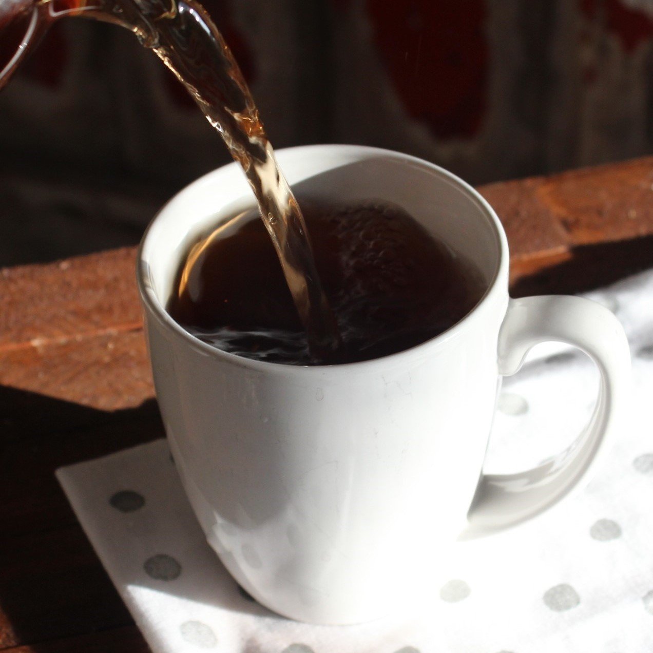 Another cup, then another. 
When winter shows up, we answer with tea.
Stay warm out there, friends 🤍

#WinterTea #PourAnotherCup #SnowStormSips #CozyMoments #TeaWeather #LooseLeafLove #WarmAndWell