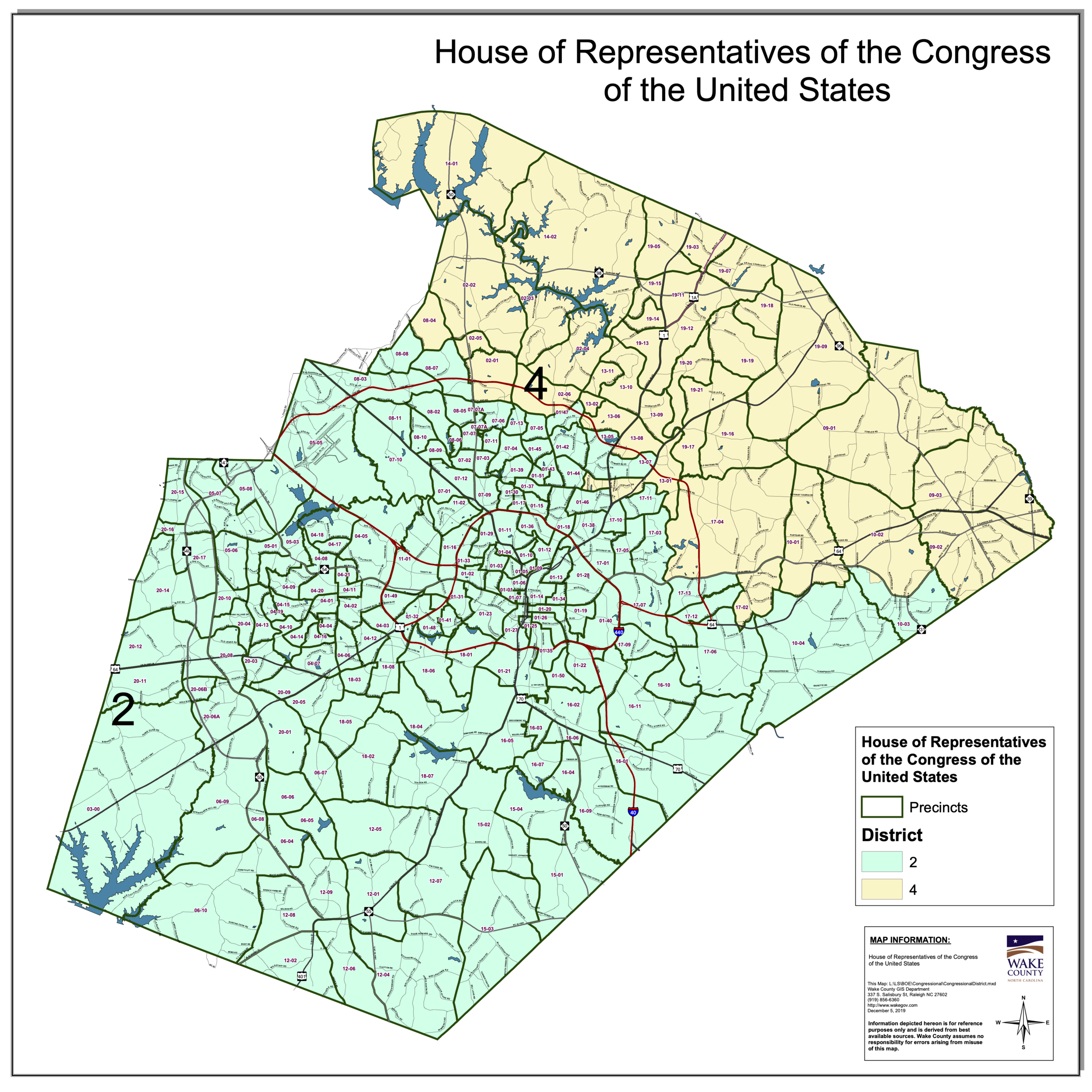Maps 2019 Wake County Democratic Party