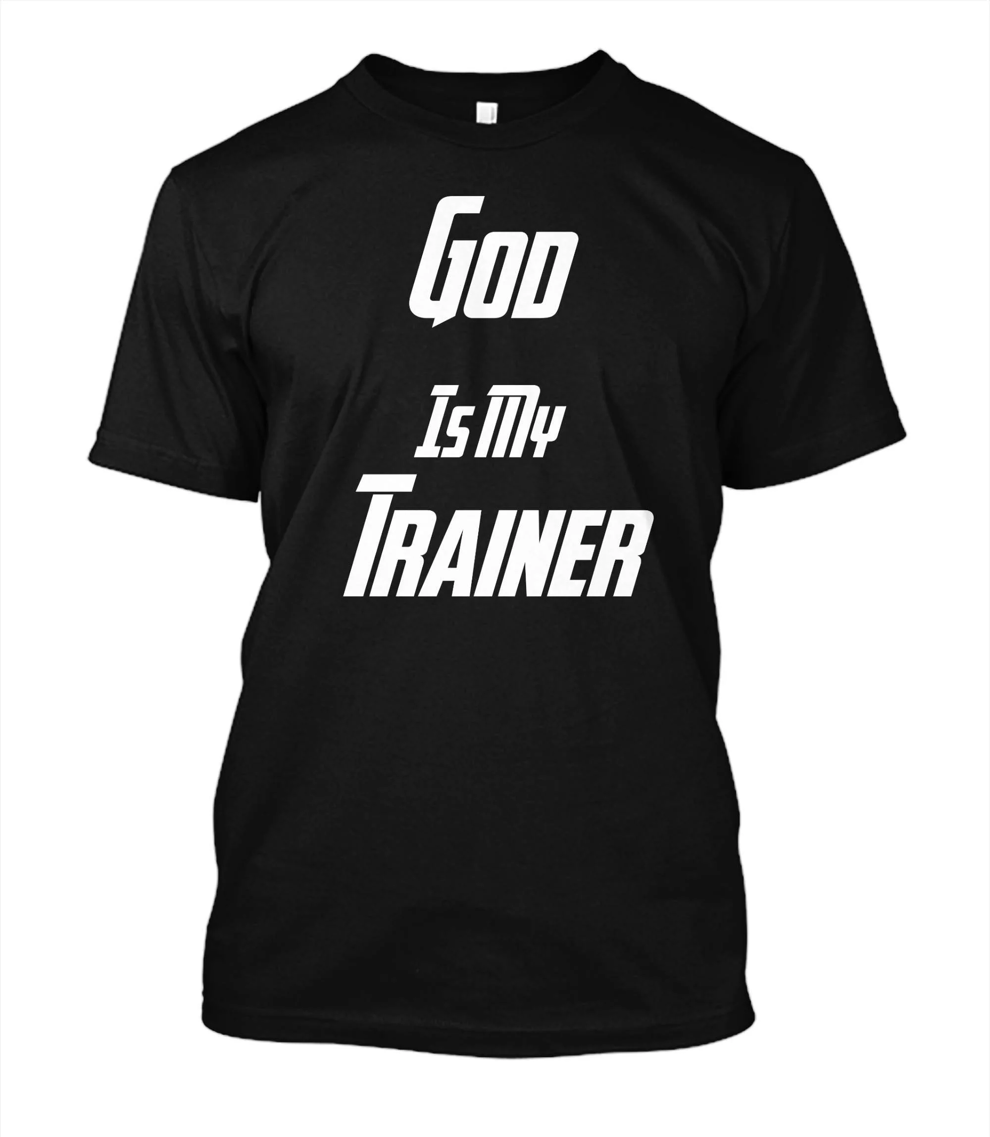 Black Limited Edition: God Is My Trainer T-shirt