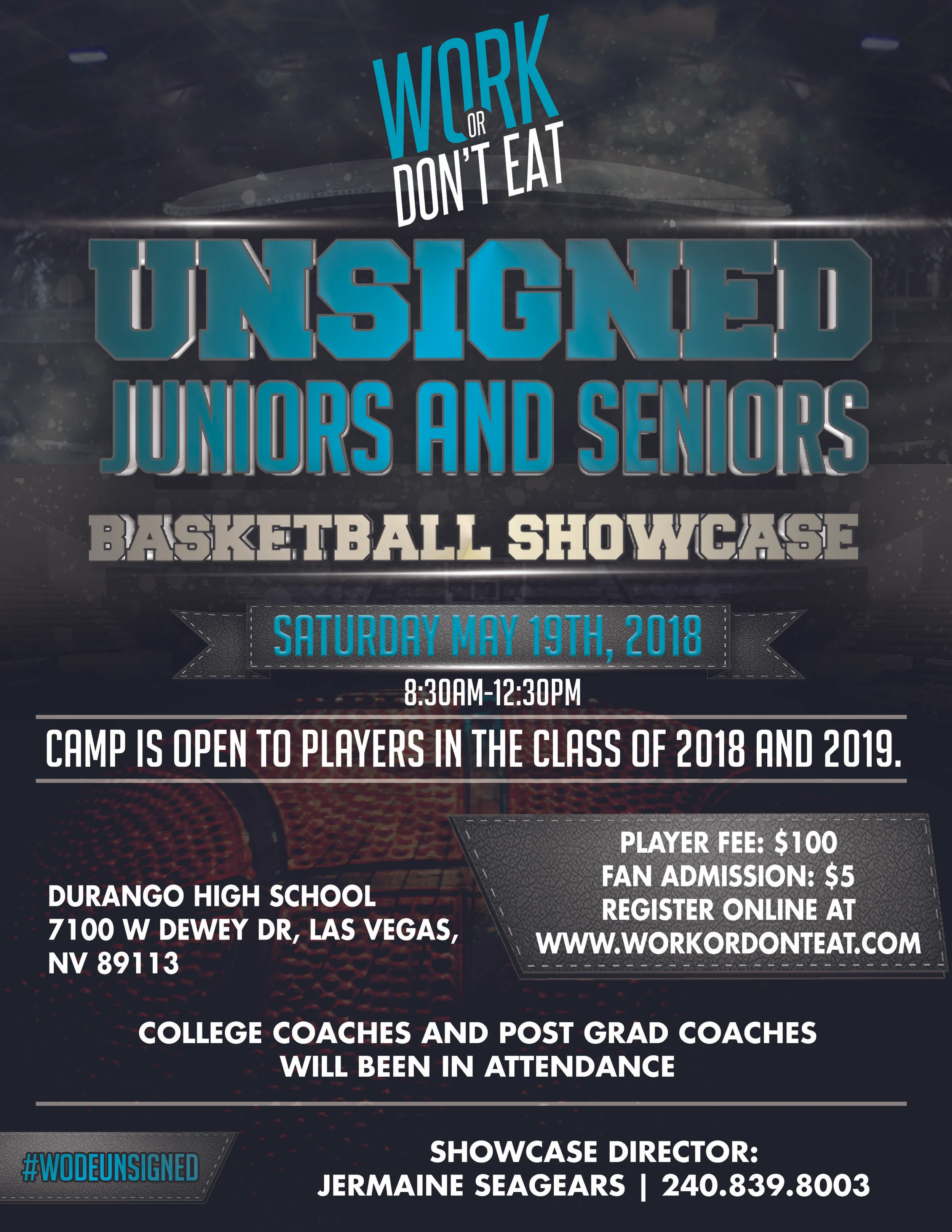 High School Juniors and Seniors Basketball Showcase