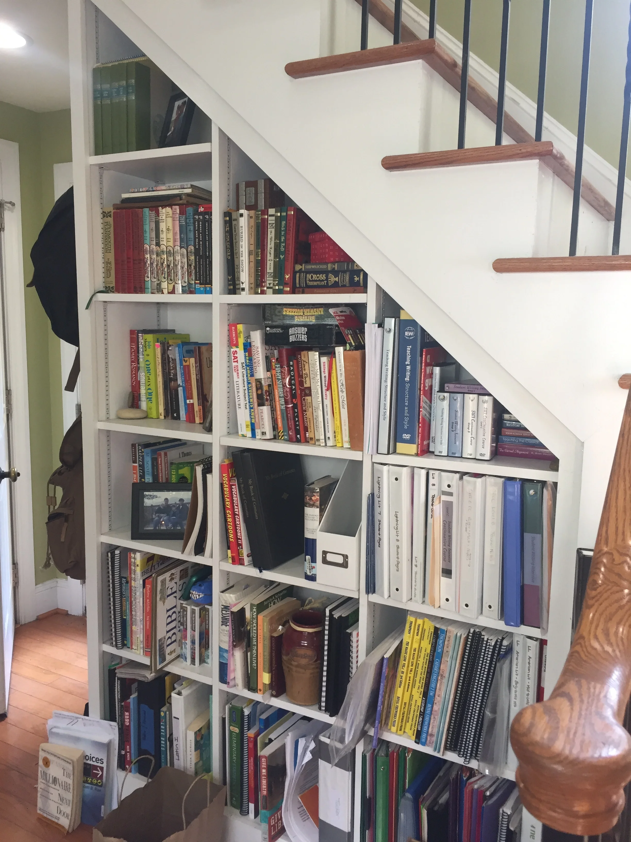 Under the Stairs Bookcase