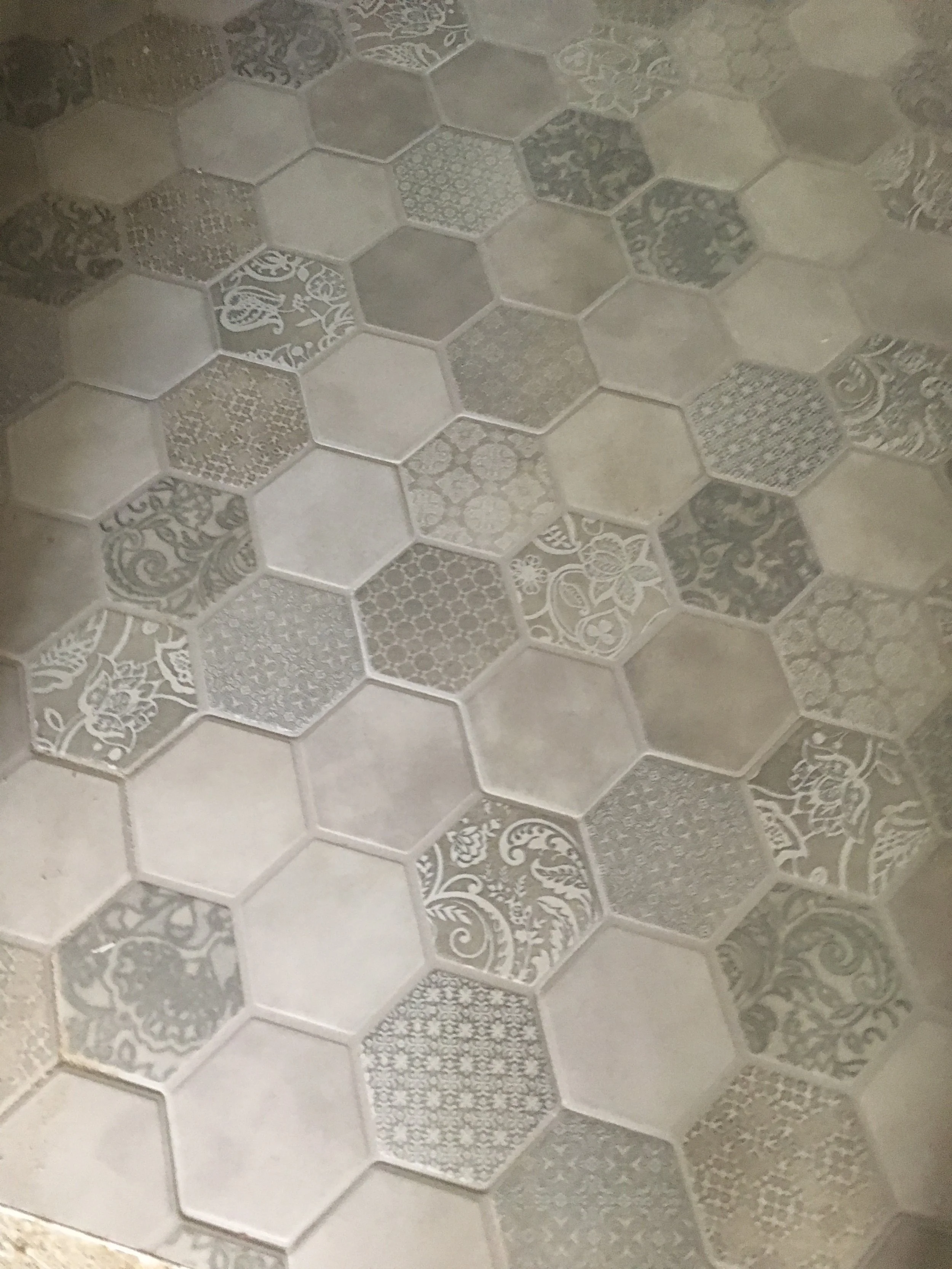 Patterned tile coming??