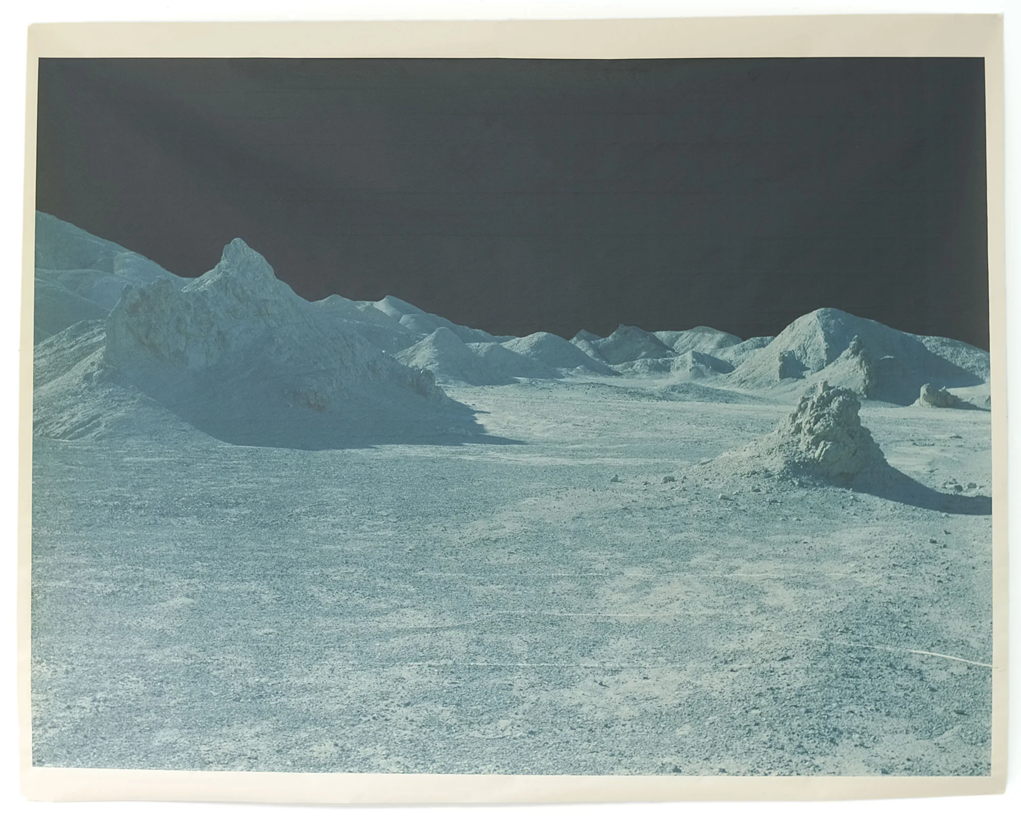 DV_8354 , unique pigment print on newsprint, 44 x 36 inches, 2014