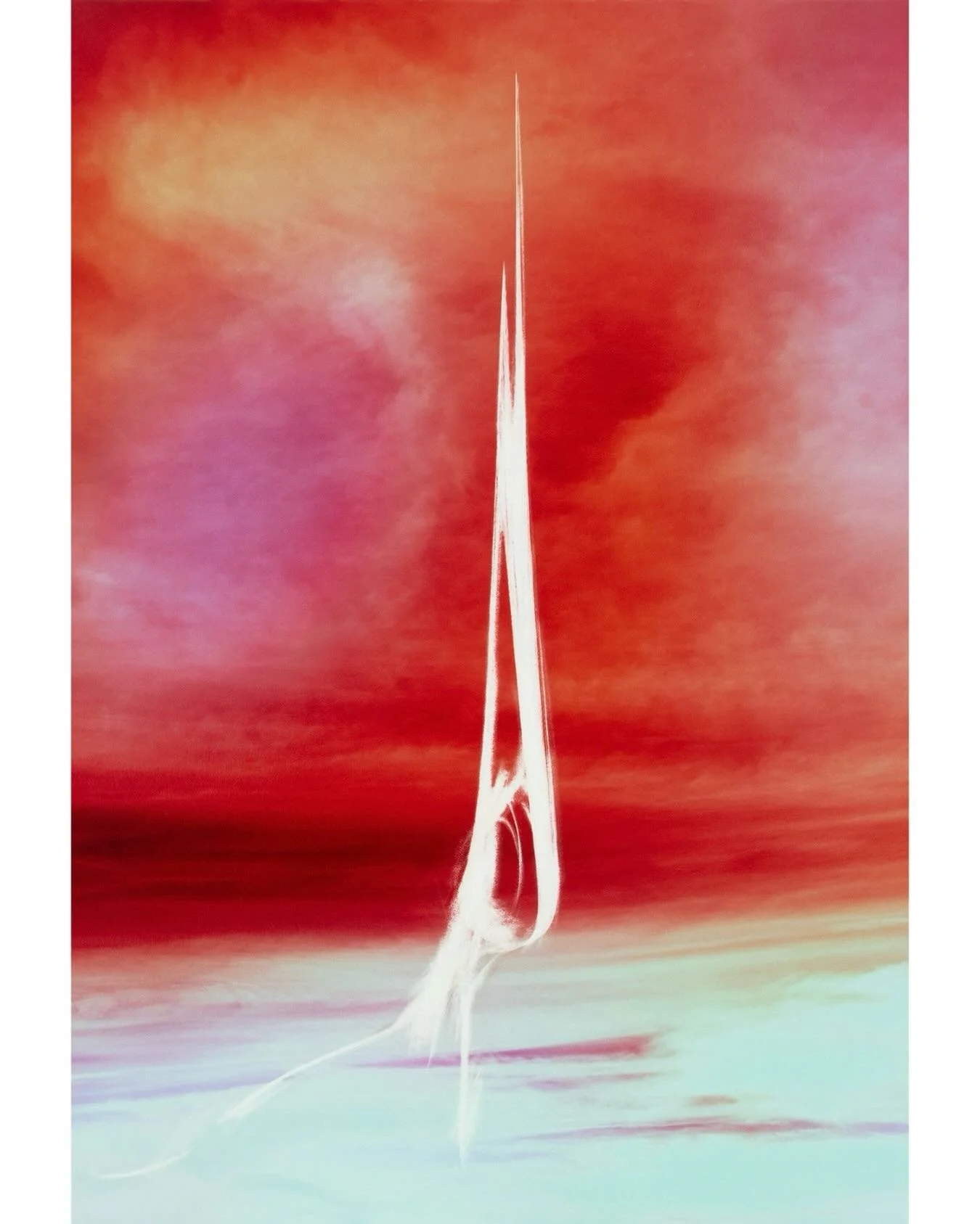 Thin Place 6828, 10 x 14&rdquo; hand erased archival pigment print, 2024