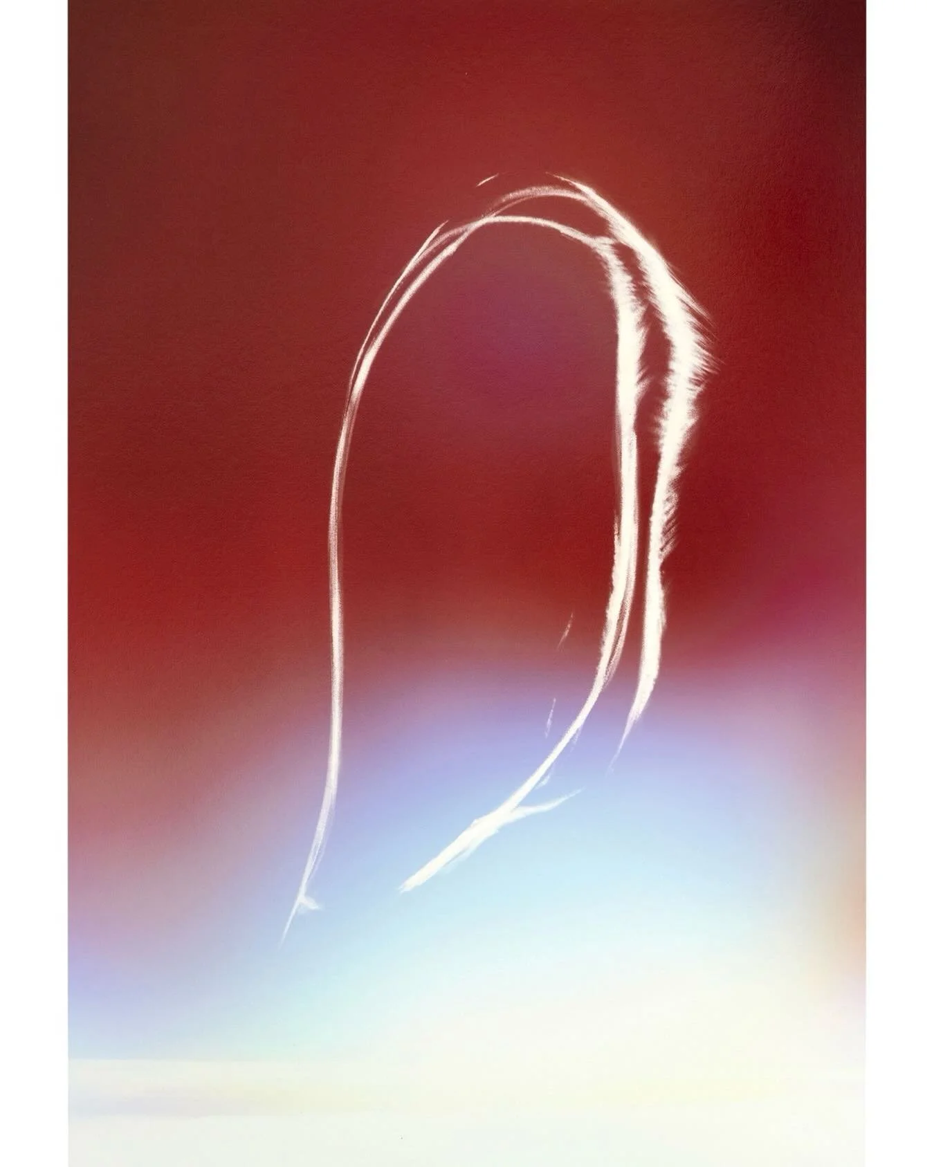 Thin Place 6347, 10 x 14&rdquo; hand erased archival pigment print, 2024