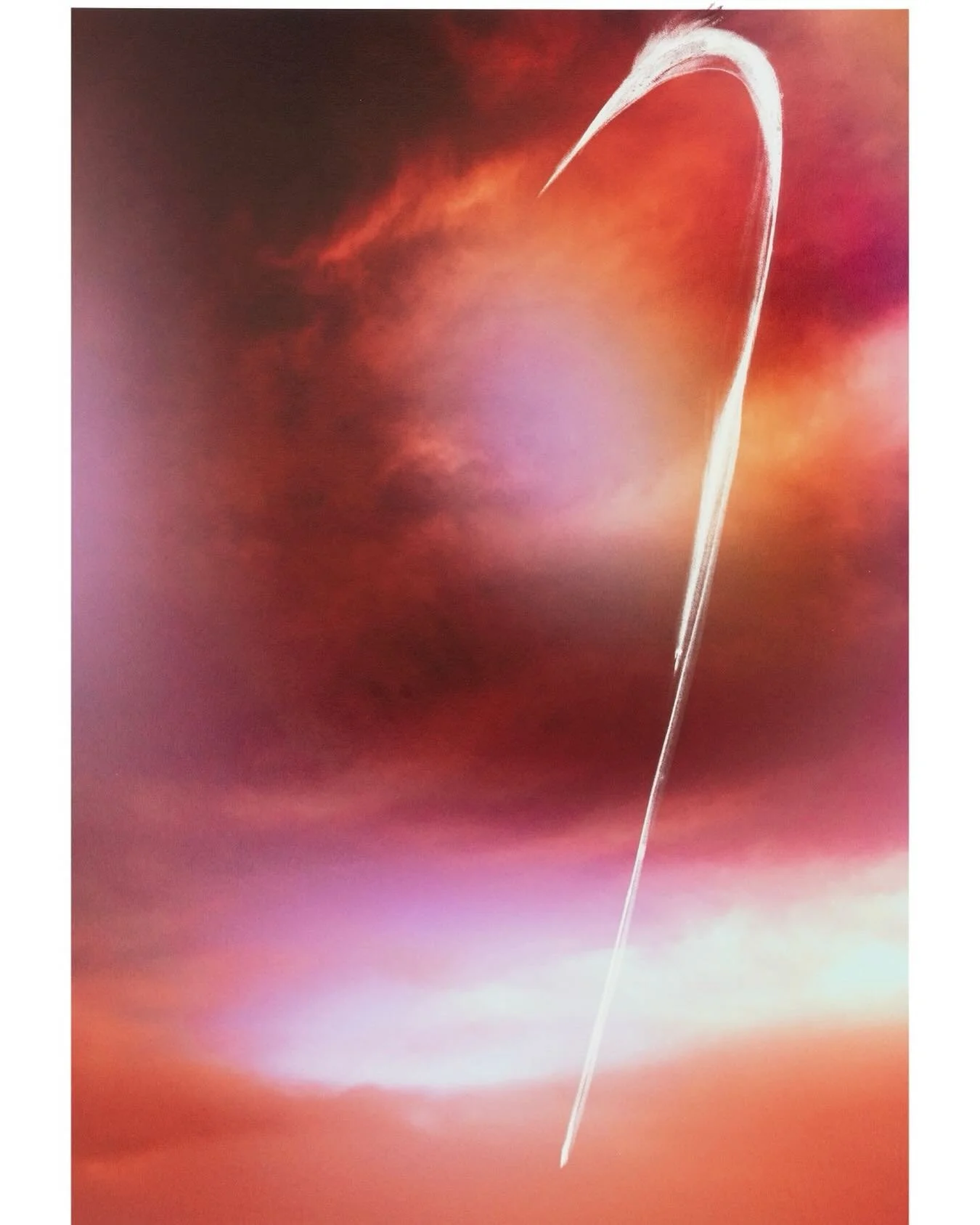 Thin Place 6401, 10 x 14&rdquo; hand erased archival pigment print, 2024