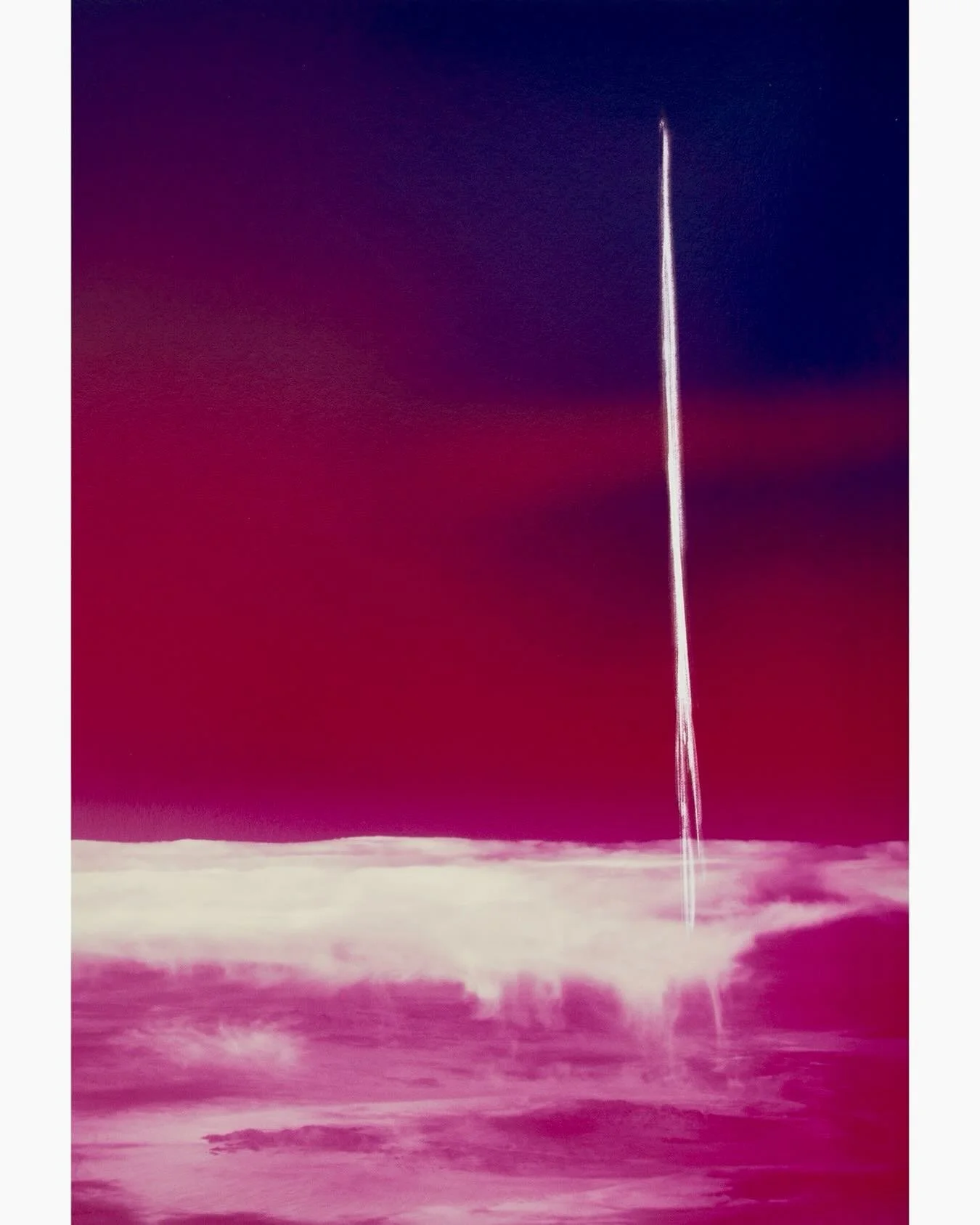 Thin Place 6673, 10 x 14 inch unique hand erased archival pigment print, 2024. ⚡️