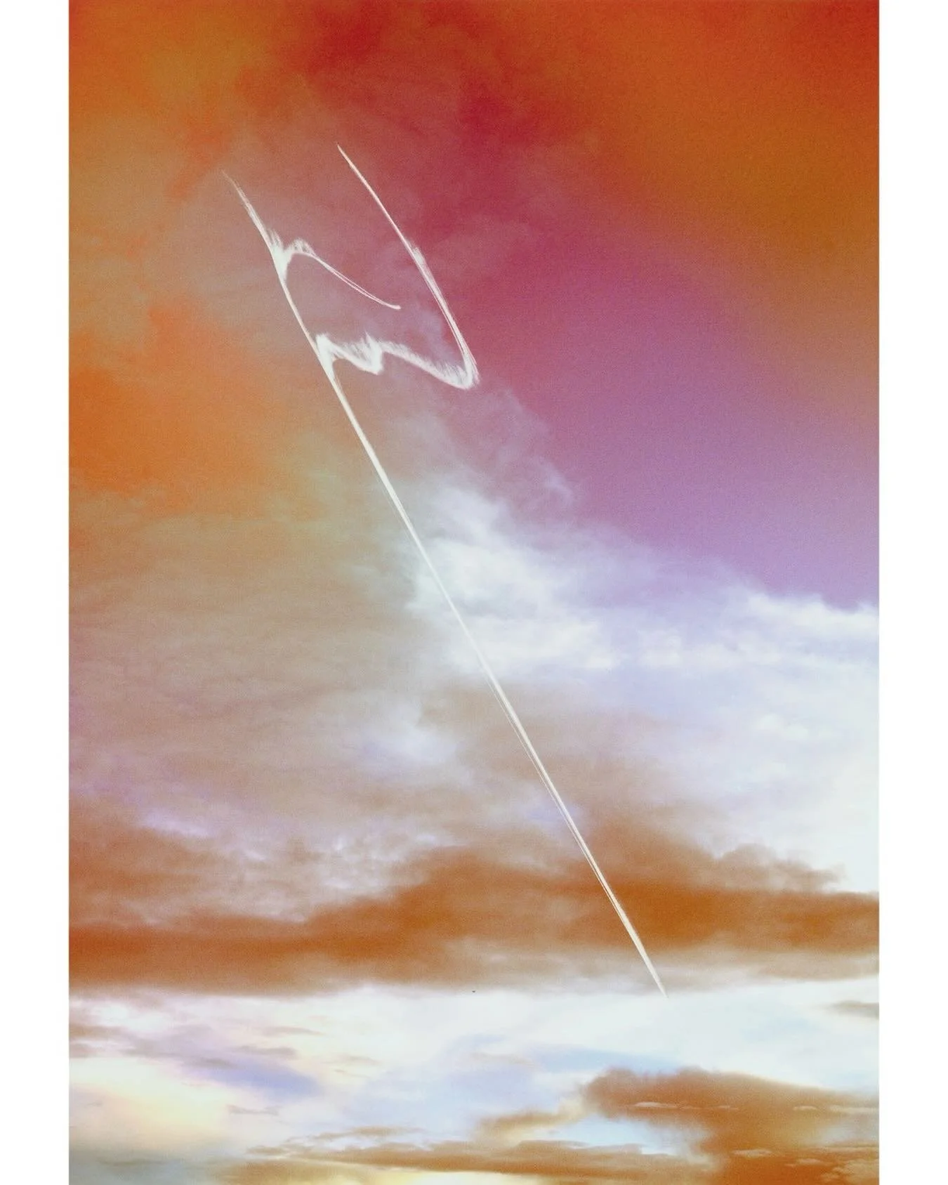 Thin Place 6390, 10 x 14&rdquo; hand erased archival pigment print, unique 2024