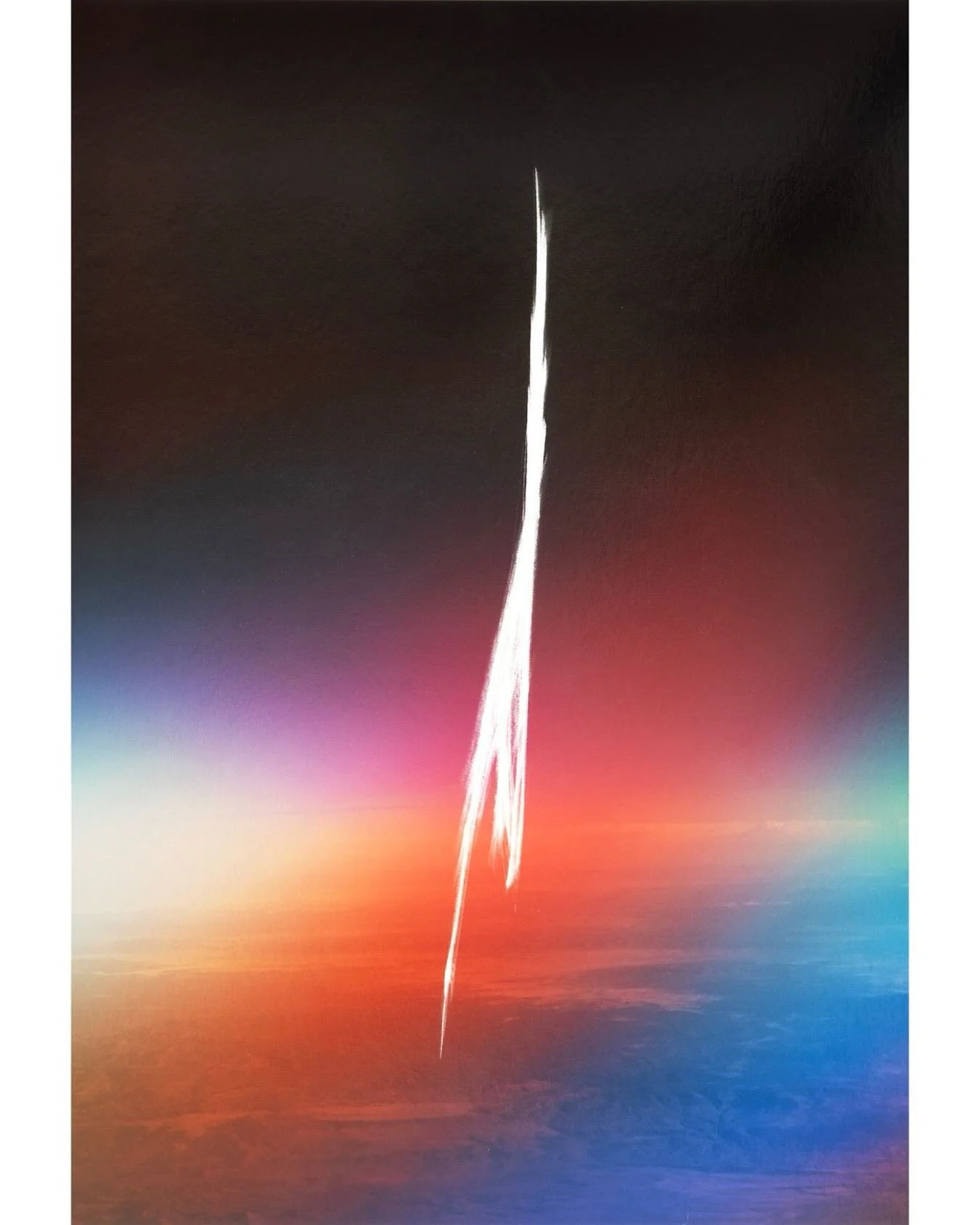 Thin Place 6328, 10 x 14&rdquo; hand erased archival pigment print, 2024