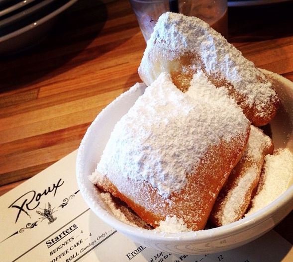 Beignets at Restaurant Roux. Image courtesy of their instagram