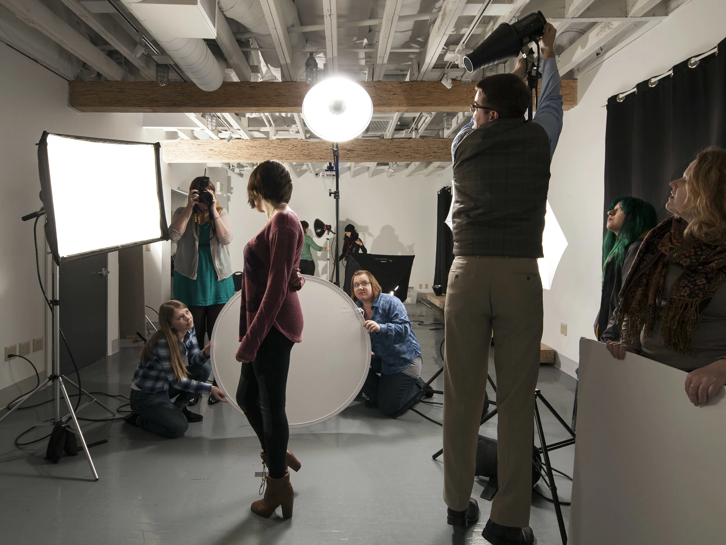 Daylight Studio adjusting the snoot.jpg