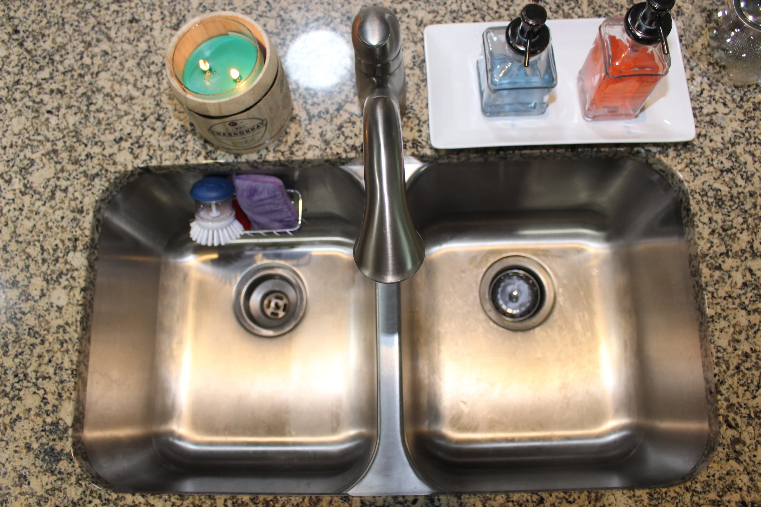 unclogging a garbage disposal