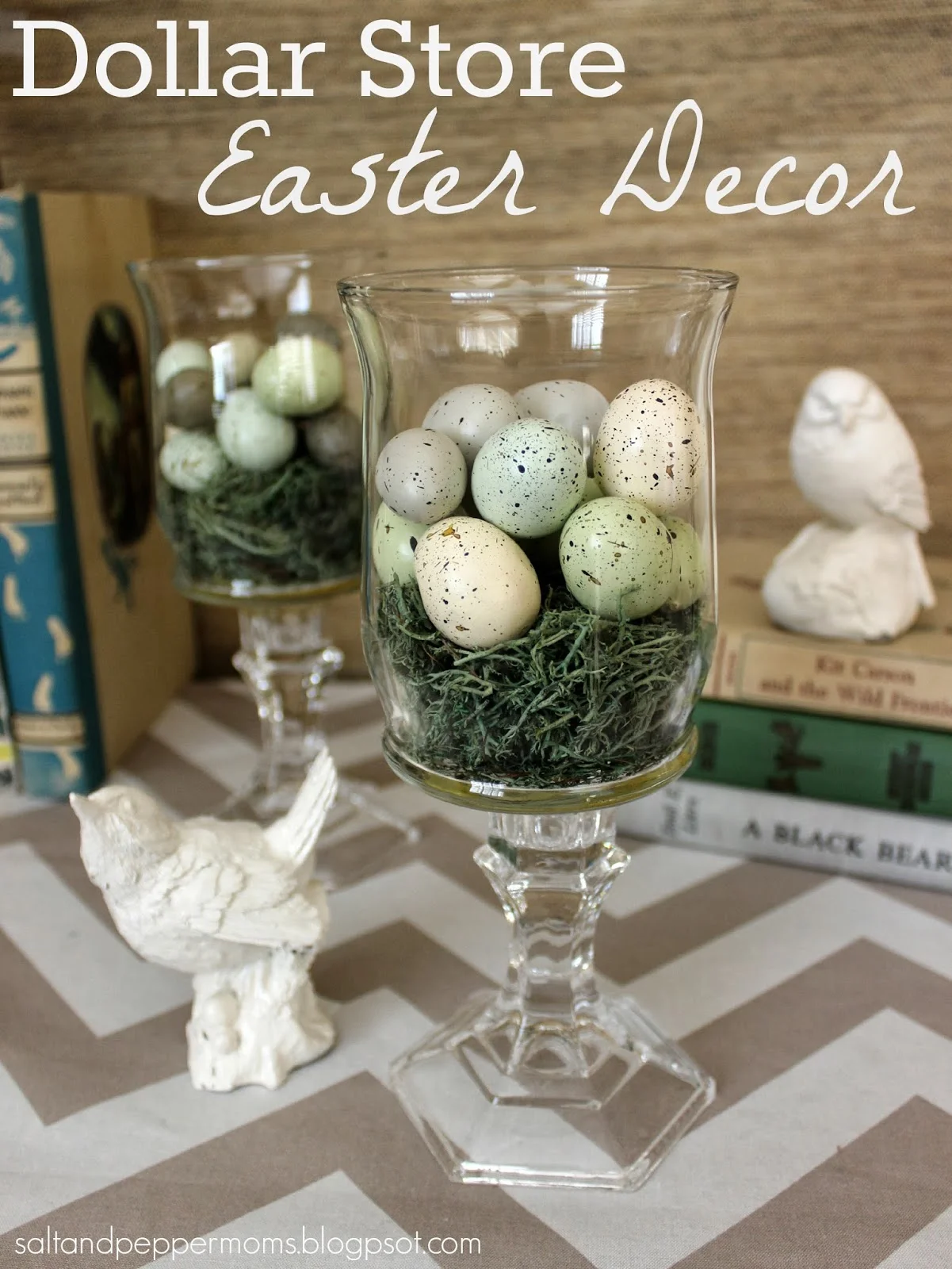 Salt and Pepper Moms - Dollar Tree Easter DIY