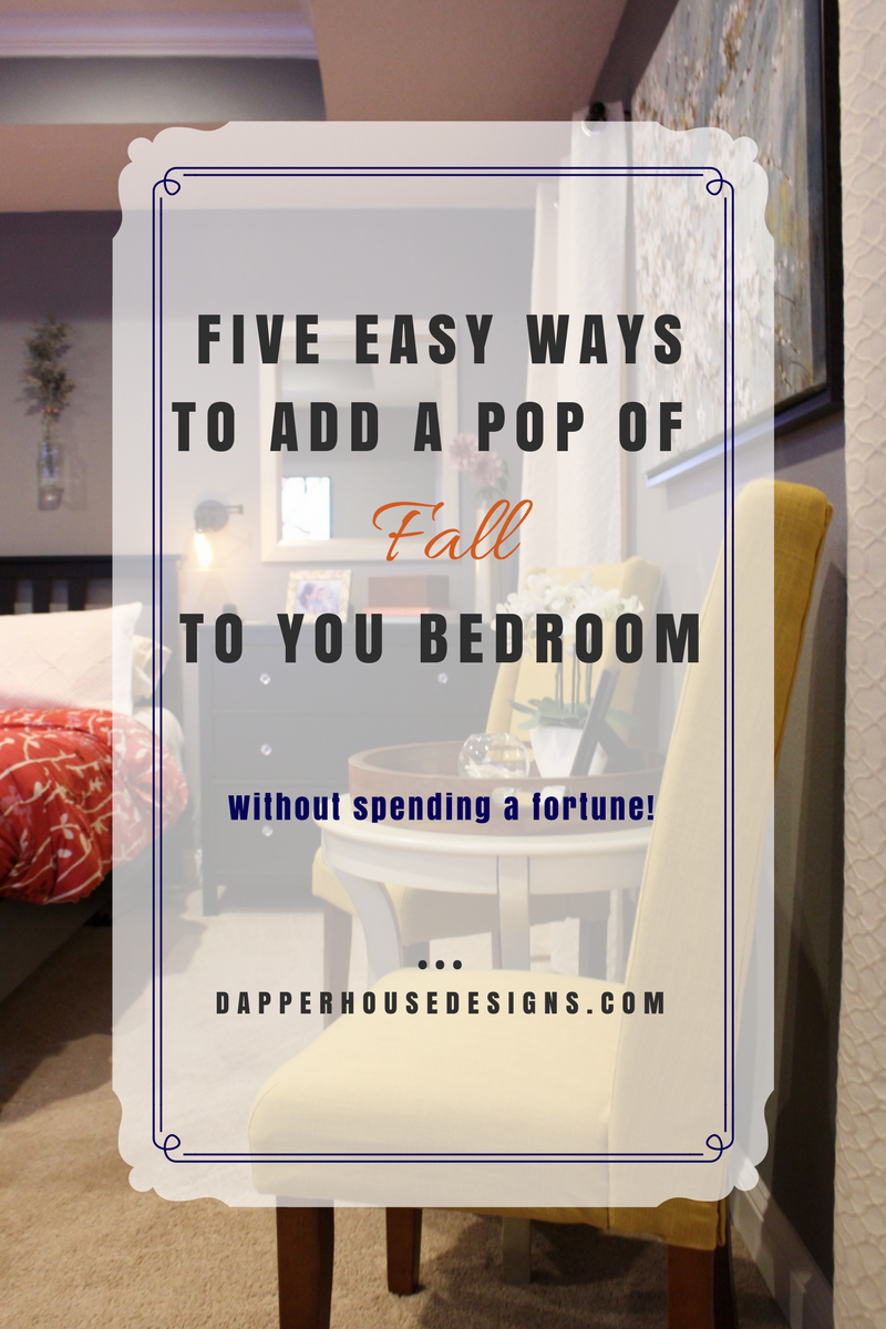 Five Easy Ways to Add a Pop of Fall to your Bedroom