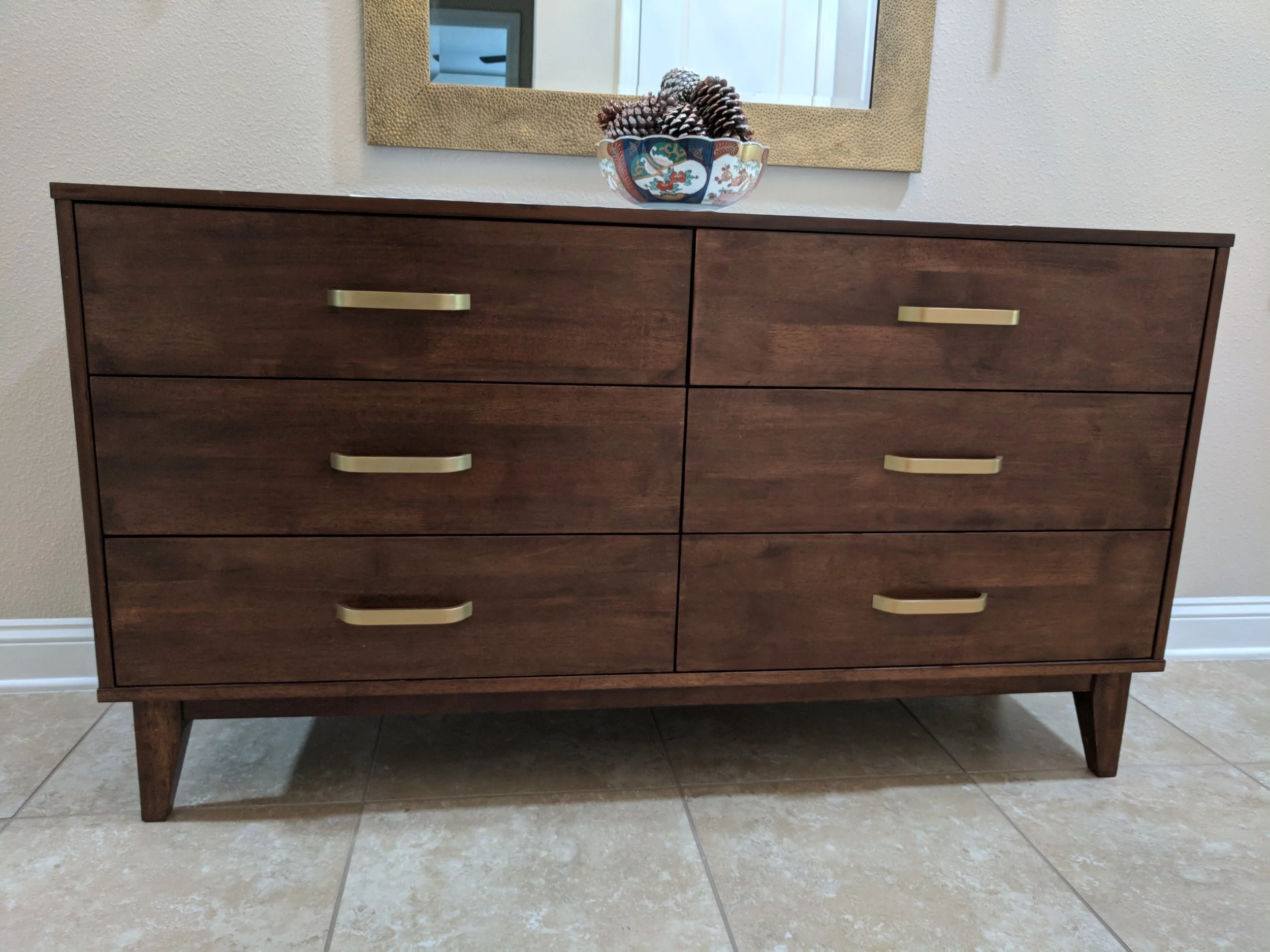 faux gold finish