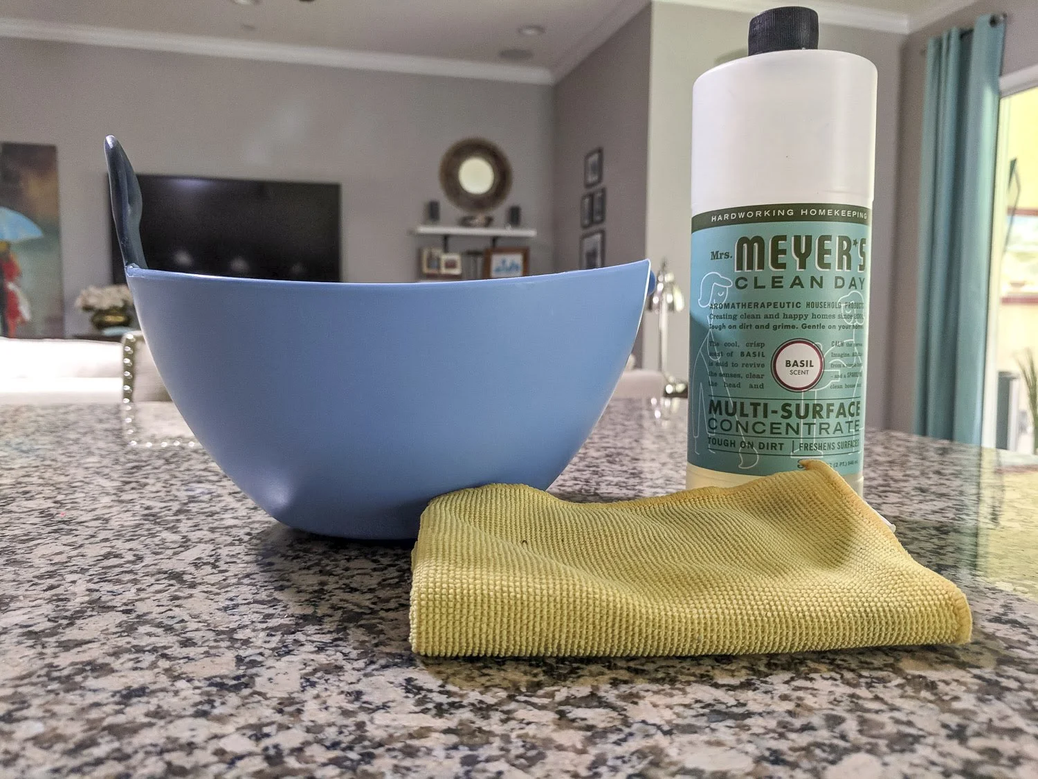 Mrs. Meyers Concentrate Cleaner - a little goes a long way!