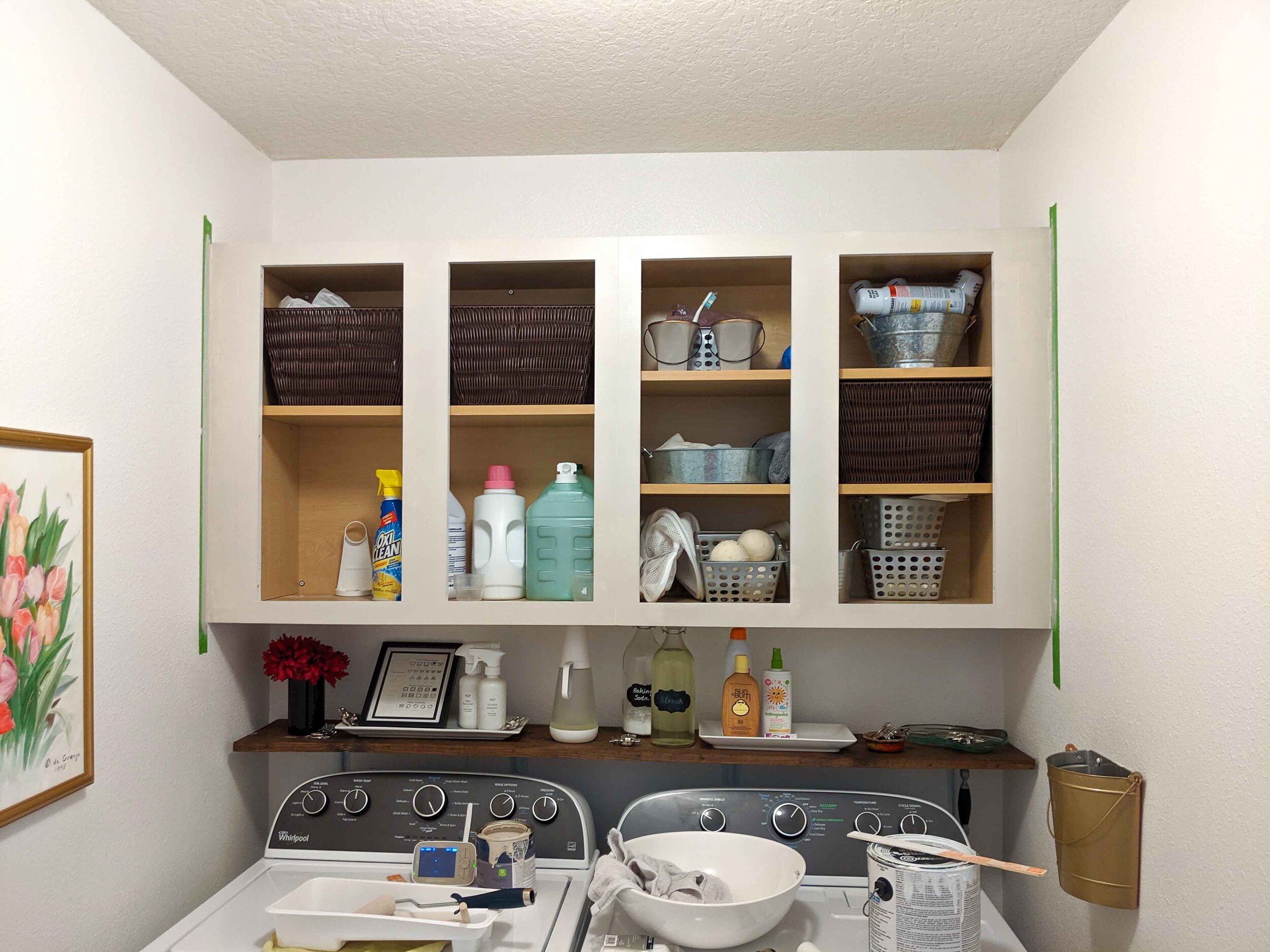 Laundry Room Reveal Part 2: Organizing A Deep Laundry Cabinet! - Smallish  Home