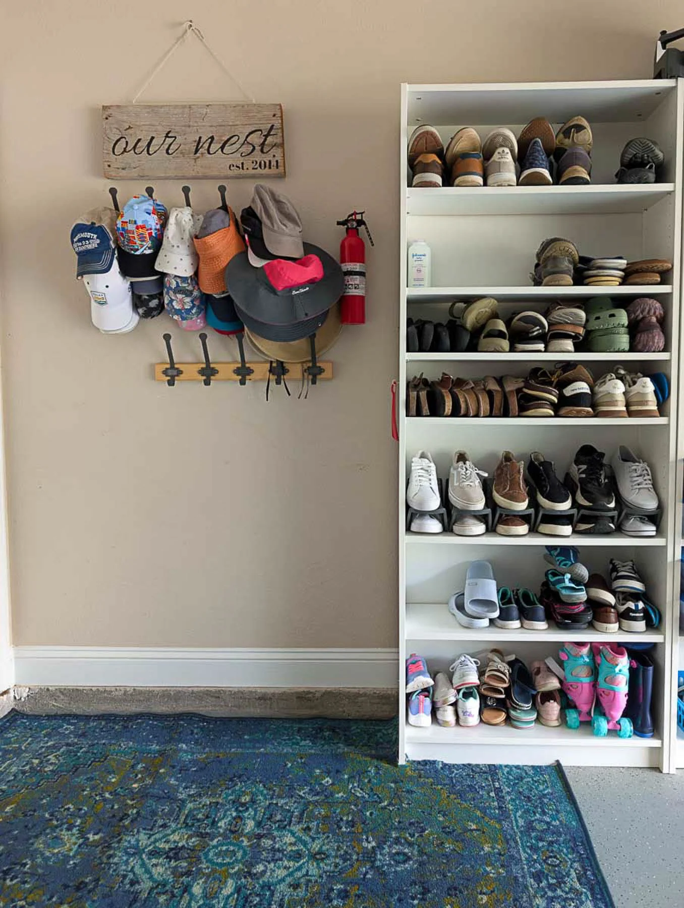 From Clutter to Custom: Our $0 Garage Mudroom Makeover