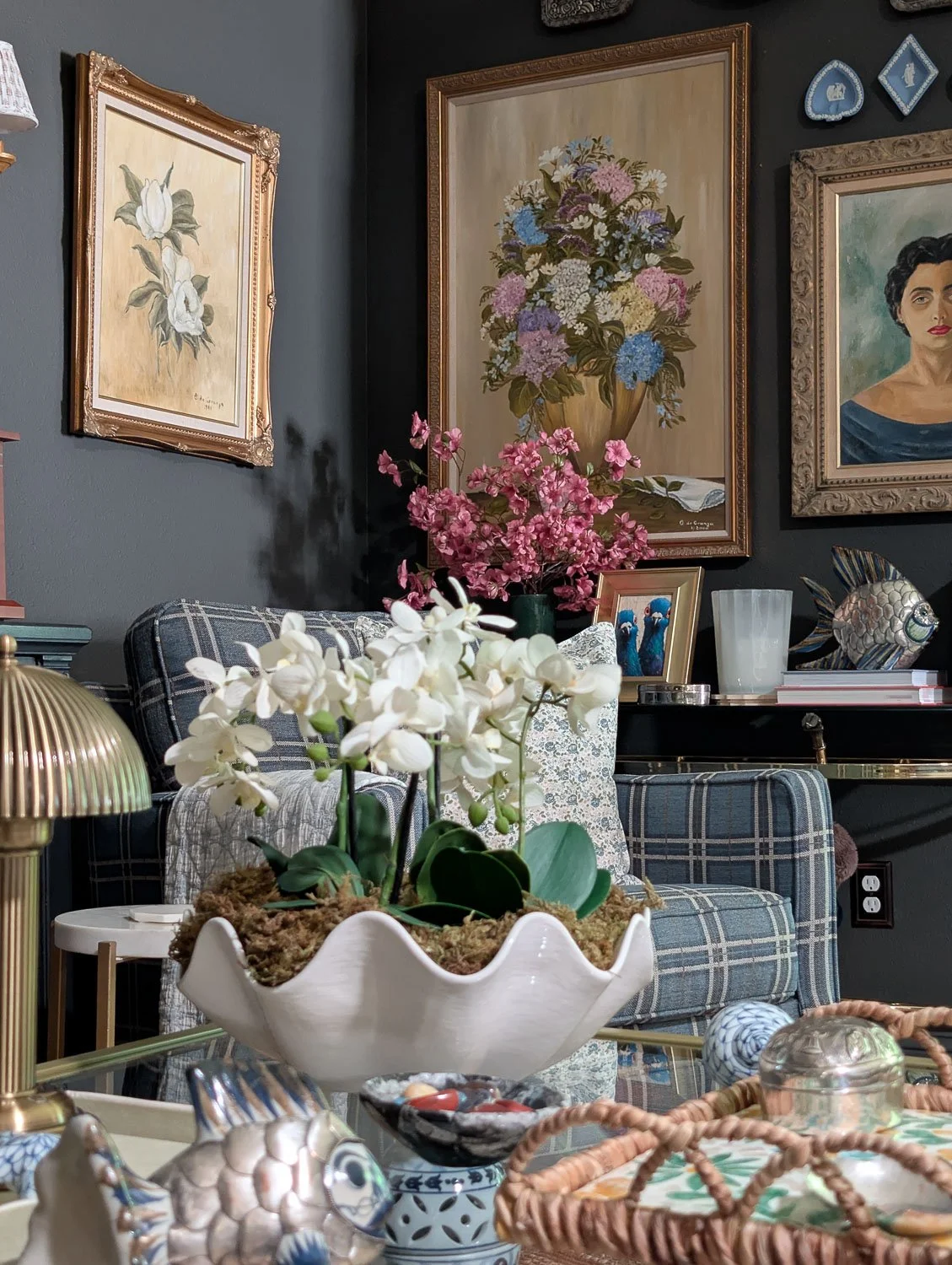 Summer Comfort: 7 Ways to Keep a Moody Living Room Feeling Cozy, Not Heavy