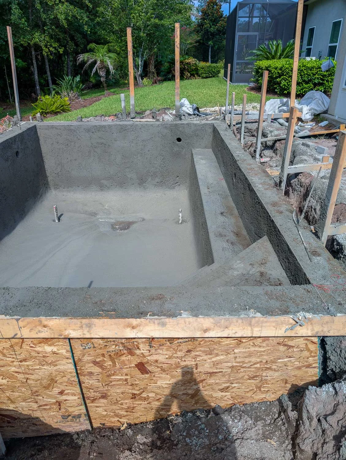 Backyard Pool Build Update: Rebar, Inspections, and Pouring the Concrete Shell
