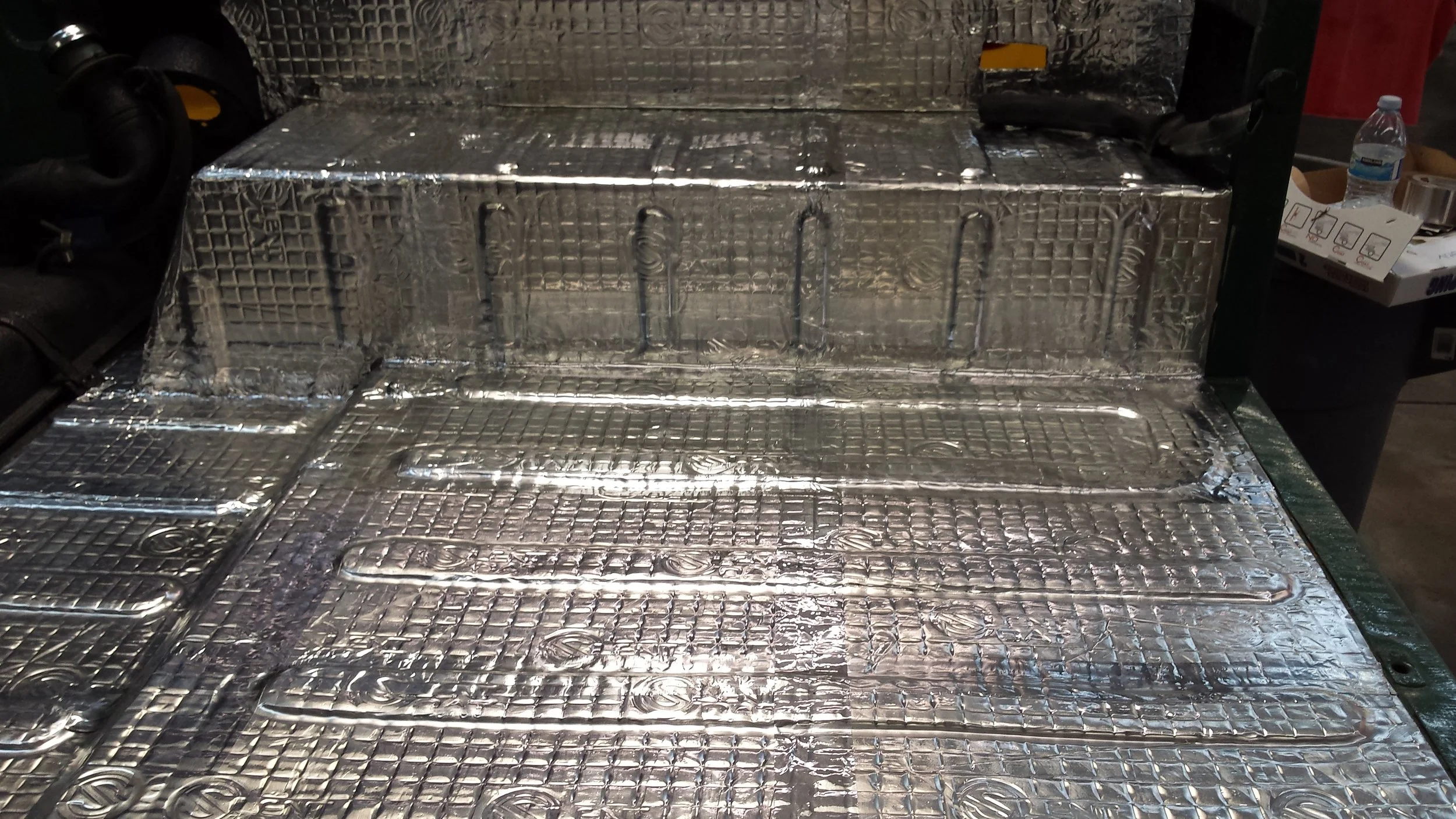 Got some sound deadening down. 