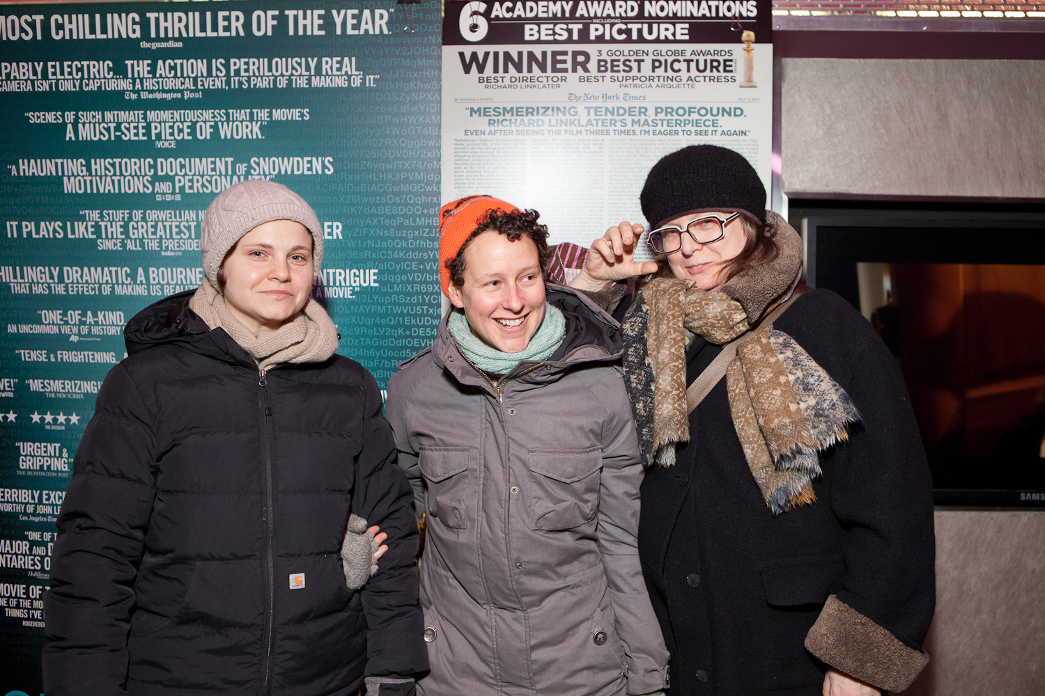  Queer|Art|Mentorship &nbsp; Fellow Kerry Downey and Mentor Carrie Moyer at the February 2015 screening of  A Litany for Survival: The Life and Work of Audre Lorde.  (Photo by Ryan Morris) 