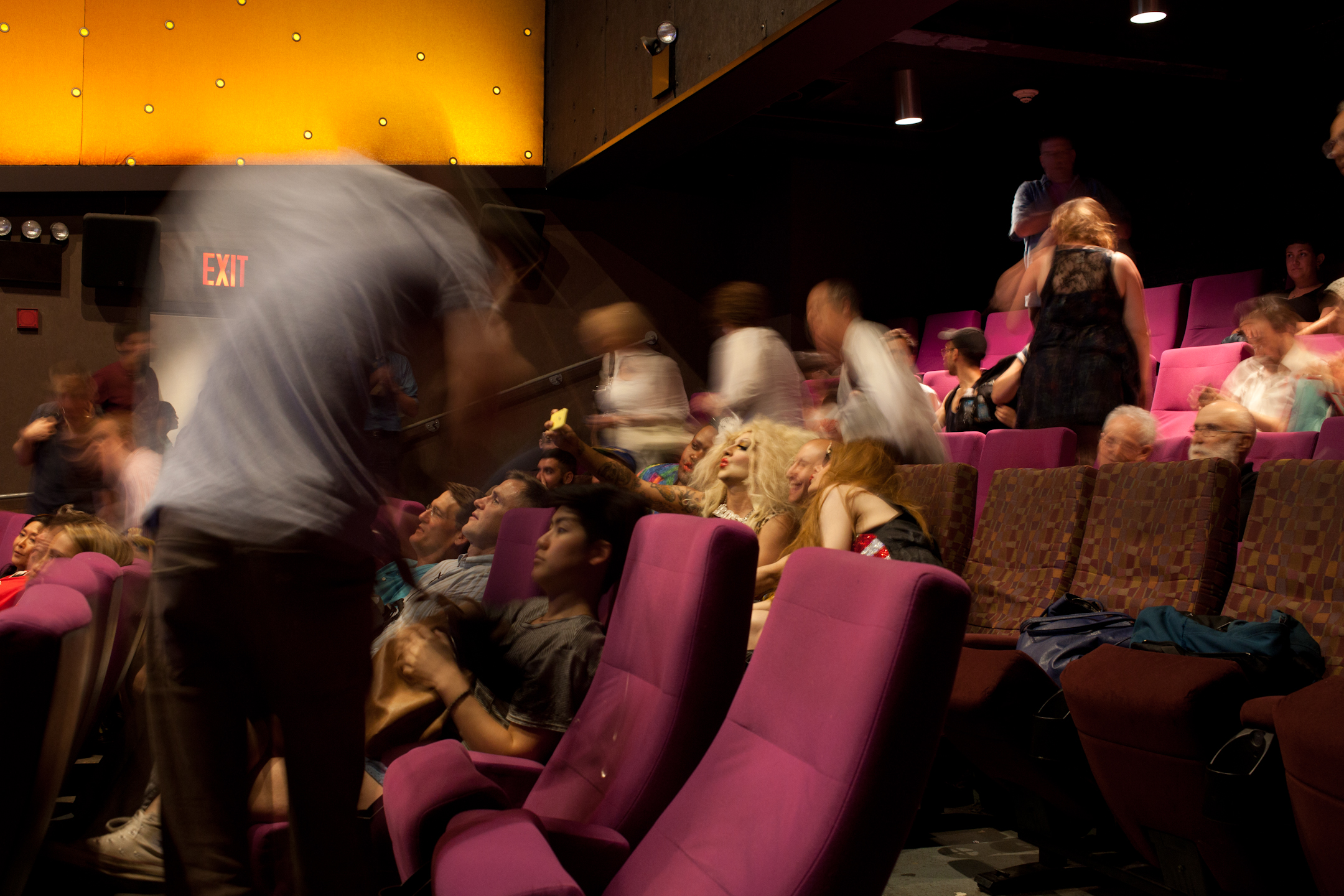  Queer|Art|Film presenters BUSHWIG before the July 2014 screening of  Hedwig and the Angry Inch.&nbsp; (Photo by Ryan Morris) 