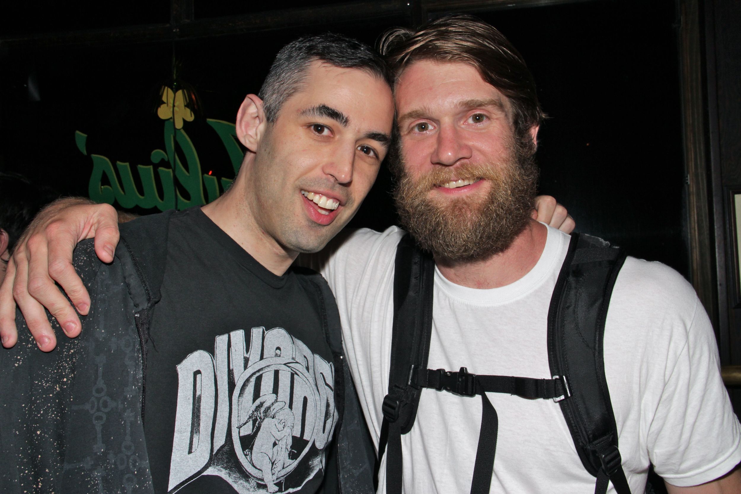  Co-curator Adam Baran and Colby Keller at the June 2014 screening of  Suddenly, Last Summer.&nbsp; (Photo by Richard Davis) 