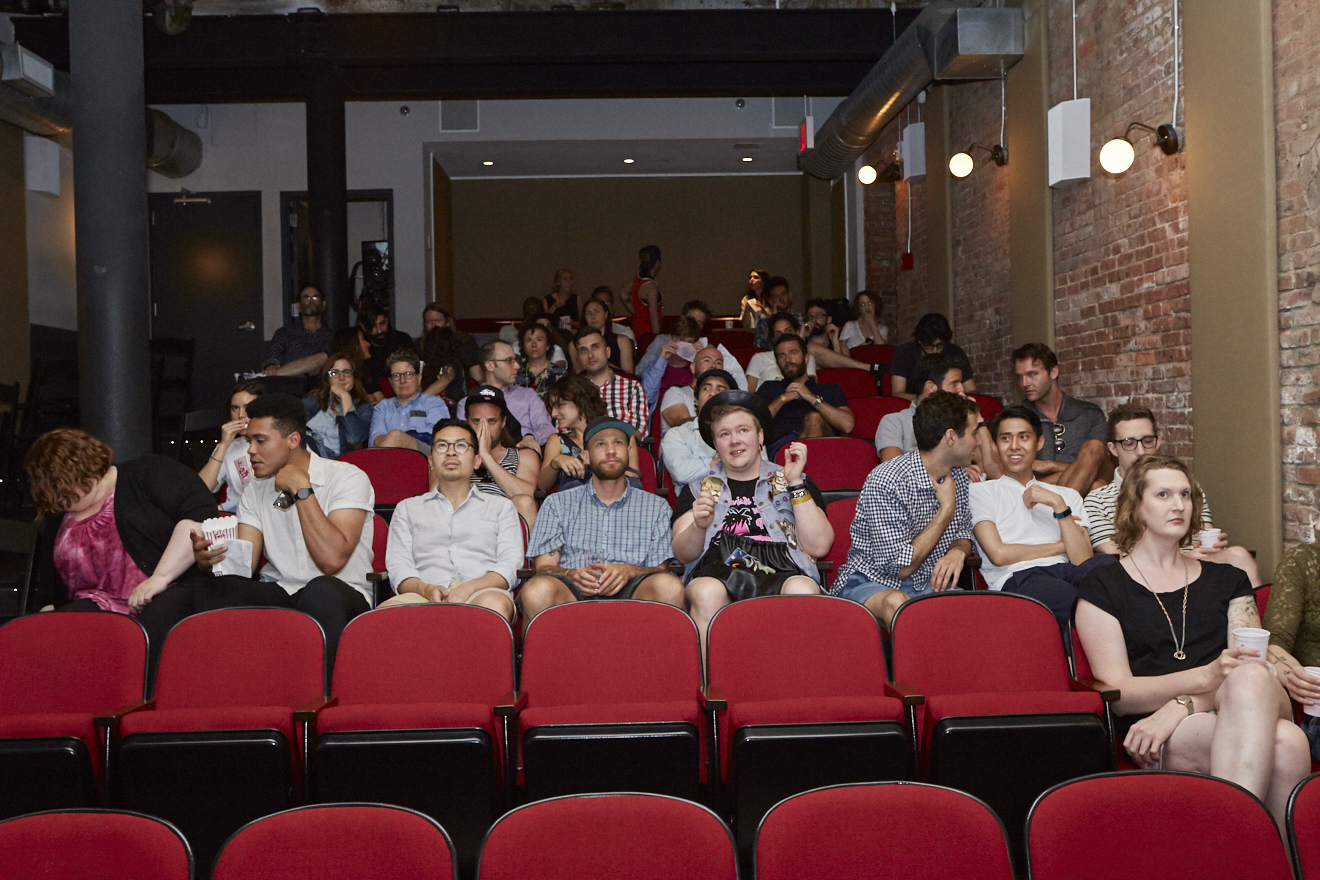 Copy of QAM Alumni Shorts Screening for Queer|Art|Pride at Wythe Hotel, June 2017. (Photo by Eric McNatt)