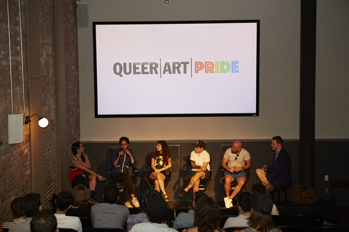 QAM Alumni Shorts Screening for Queer|Art|Pride at Wythe Hotel, June 2017. (Photo by Eric McNatt)