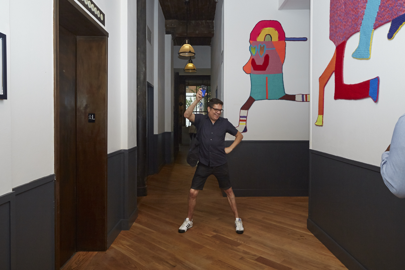 Copy of Noel Alicea at Caroline Wells Chandler Opening Reception for Queer|Art|Pride at Wythe Hotel, June 2017. (Photo by Eric McMatt)