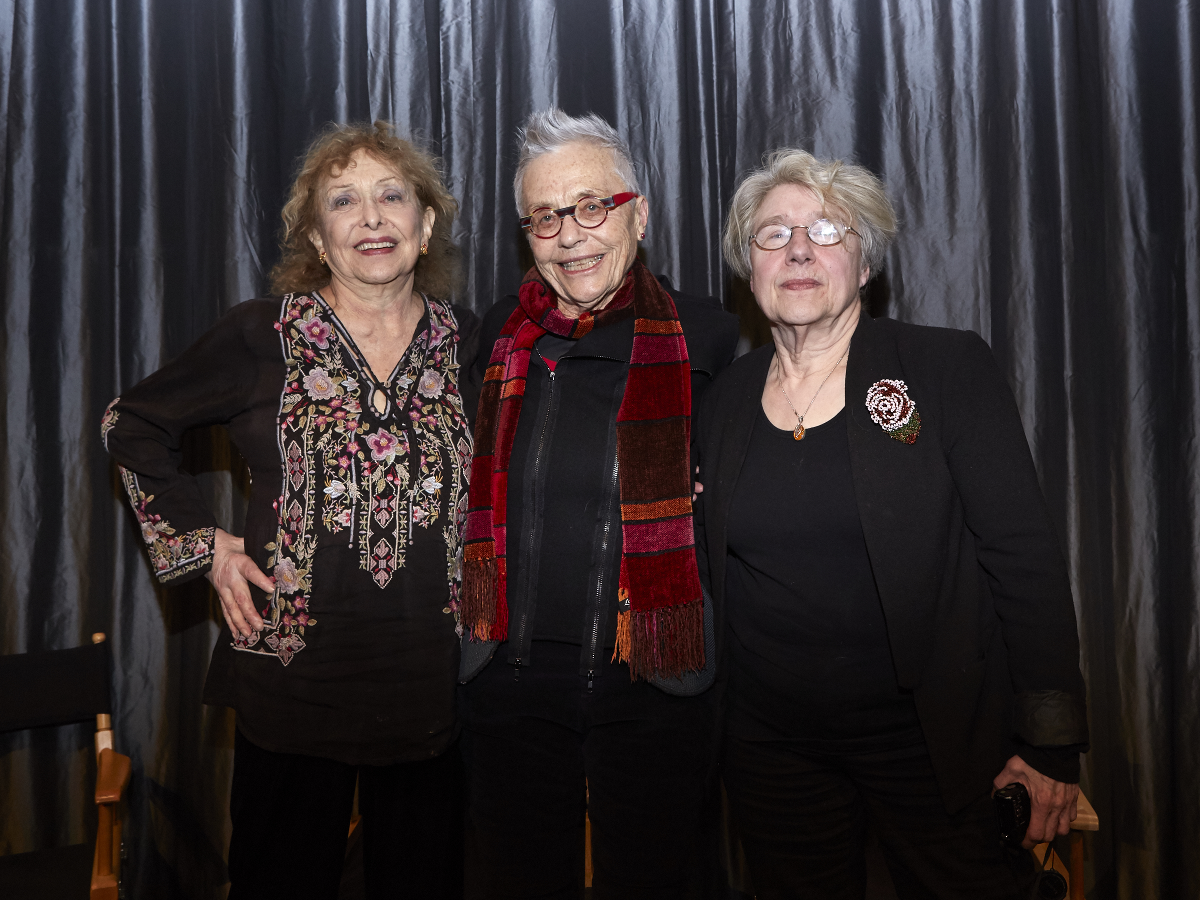  Carolee Scheenmann, Barbara Hammer, and Martha Rosler (Photo by Eric McNatt) 