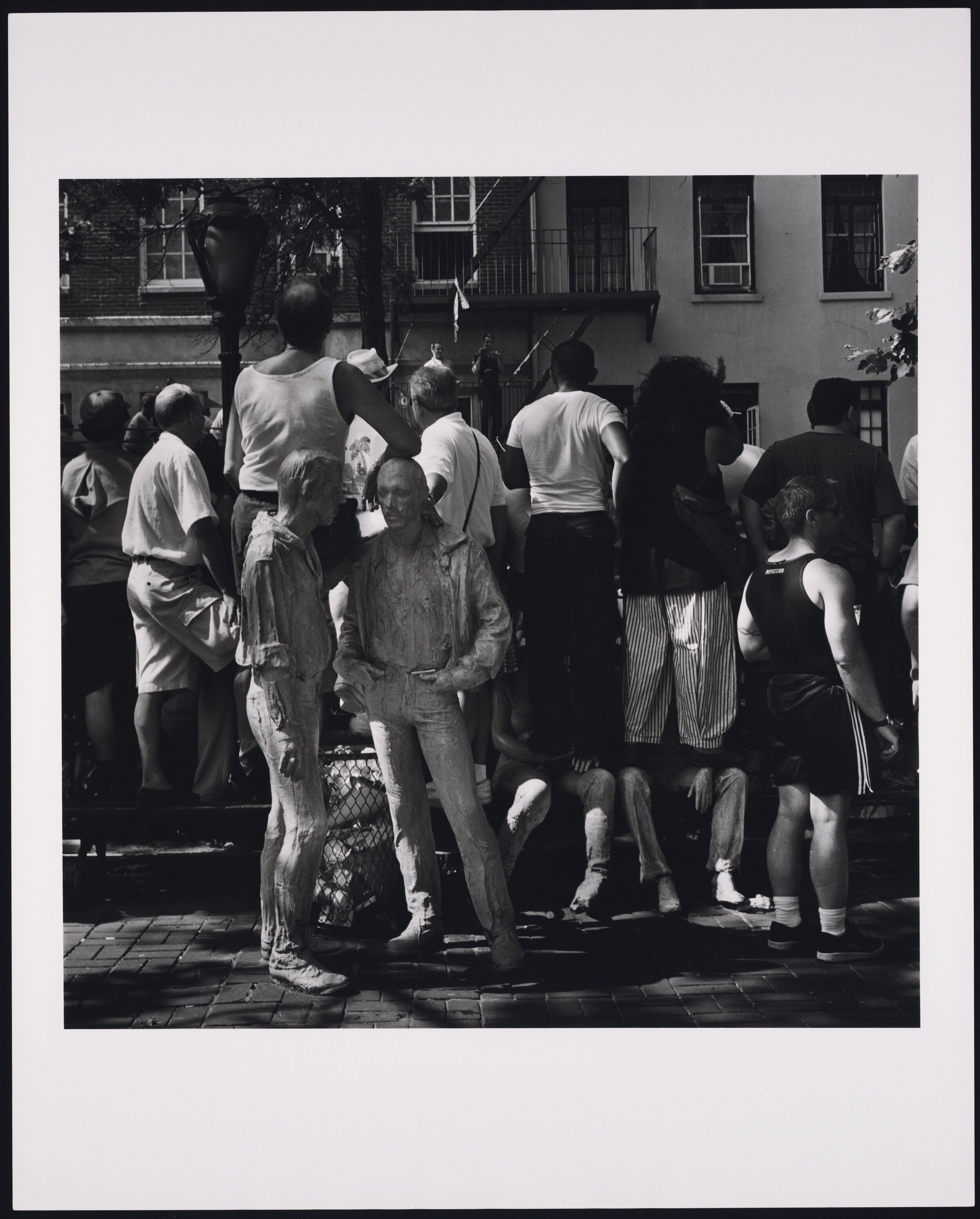 Parade viewers with two George Segal Sculptors.jpg