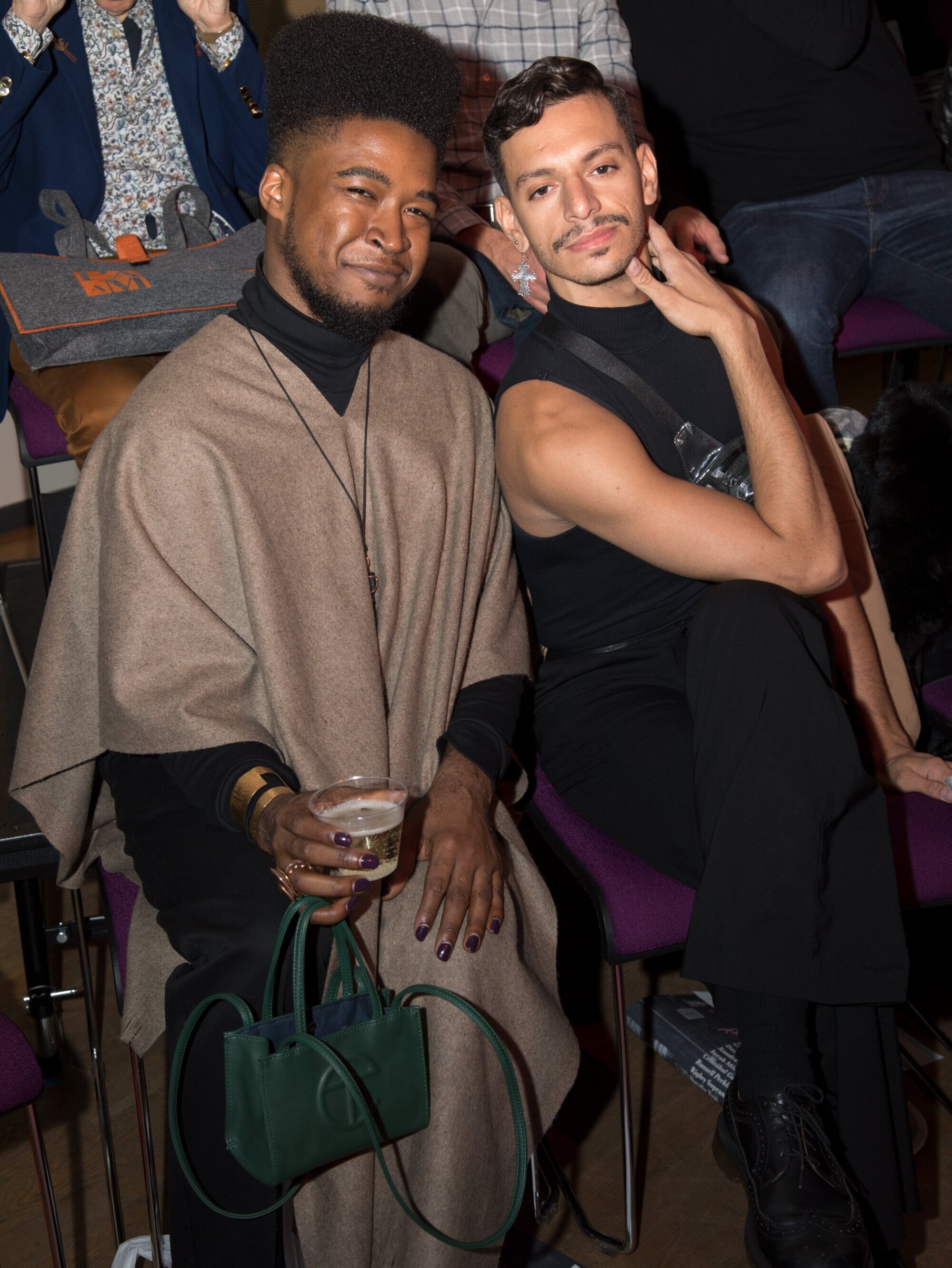 2019 Queer|Art|Prize Judges Jayson P. Smith (left) and Jason A. Rodriguez aka Slim Xtravaganza (right) (photo by Cayetana Suzuki)
