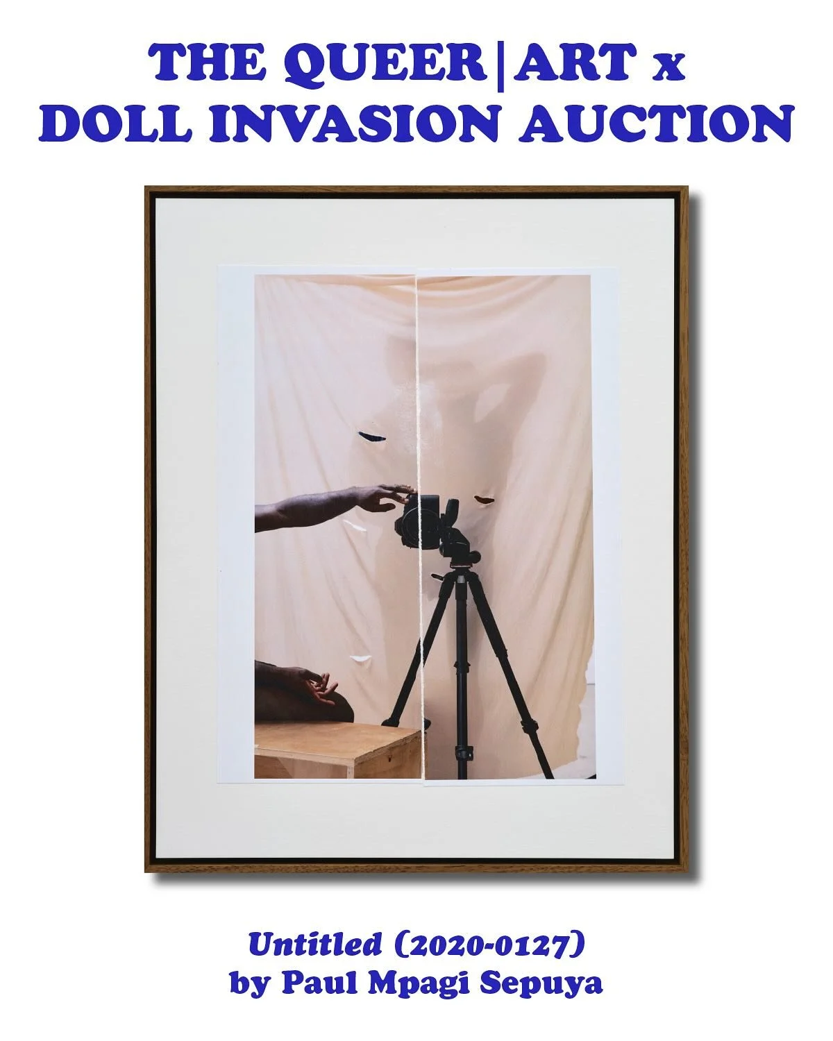 If you&rsquo;re looking to add a priceless piece of original artwork to your collection, the @queerart x @dollinvasion auction has you covered. The acclaimed Paul Mpagi Sepuya has contributed a beautiful work, &ldquo;Untitled (2020-0127),&rdquo; and 