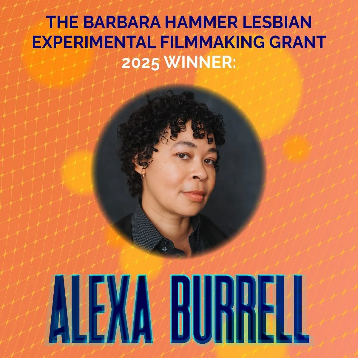 Queer|Art is proud to announce Alexa Burrell as the winner of the seventh Barbara Hammer Lesbian Experimental Filmmaking Grant! The San Francisco-based filmmaker will receive a $5,000 cash grant, as well as studio visits with judges and QA staff in s