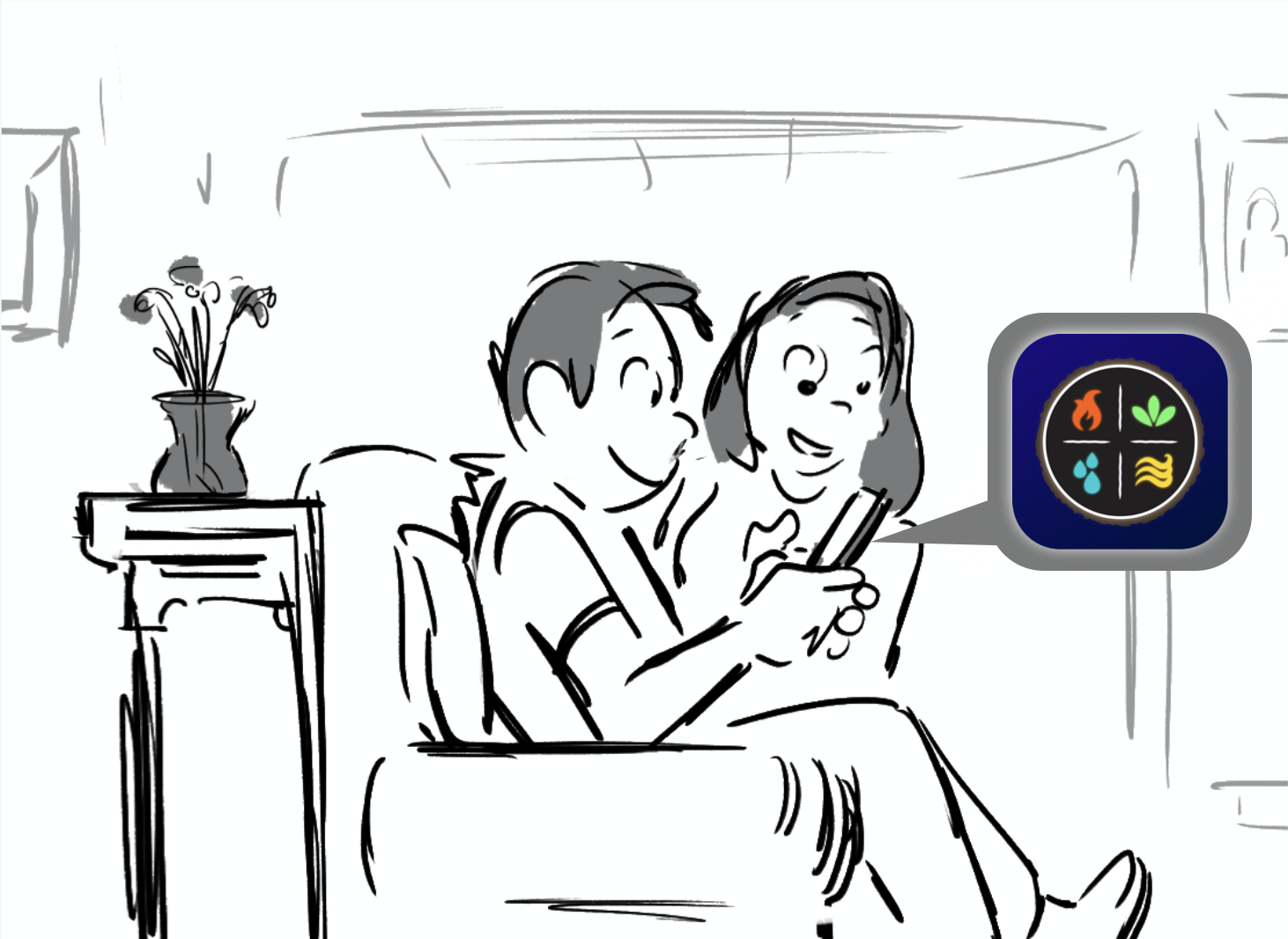 Storyboard by Mark Evan Lim, app icon by Kyle Branch and Triet K. Nguyen