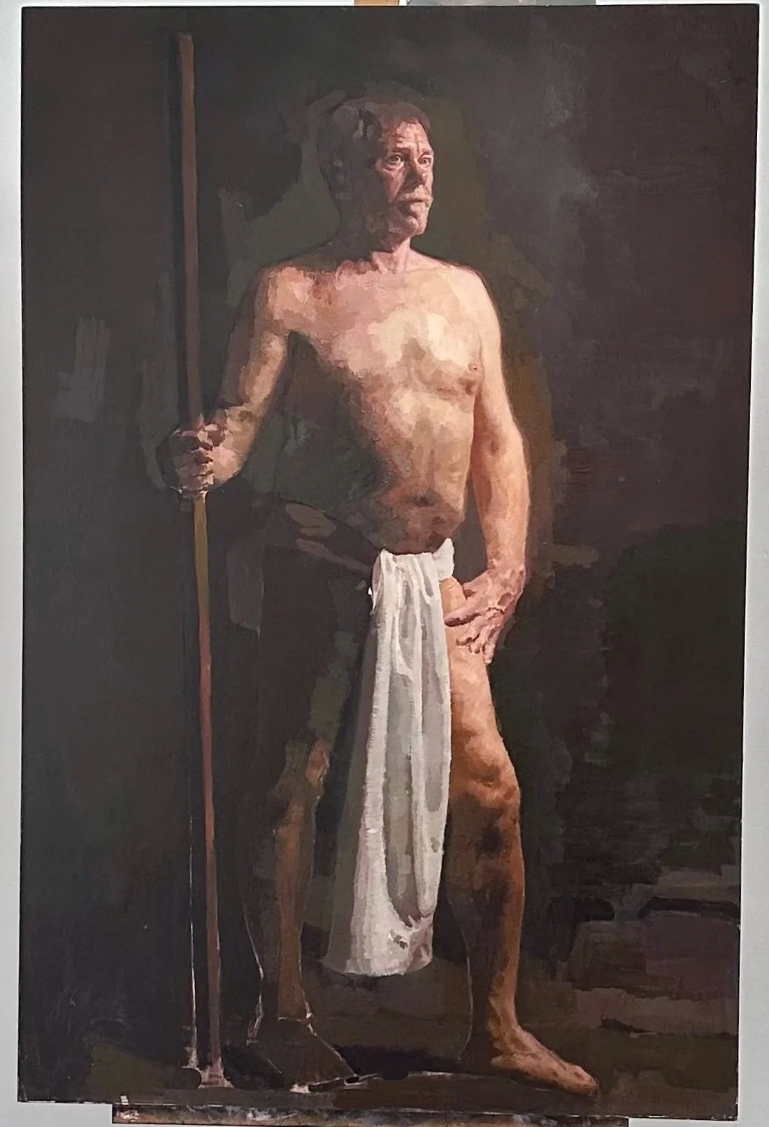 Dallas in Loin Cloth in Progress (Copy) (Copy) (Copy) (Copy)