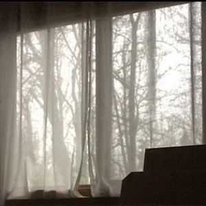 Behind the curtain