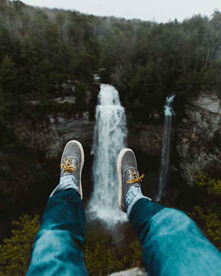 waterfall stop-mo vans.gif