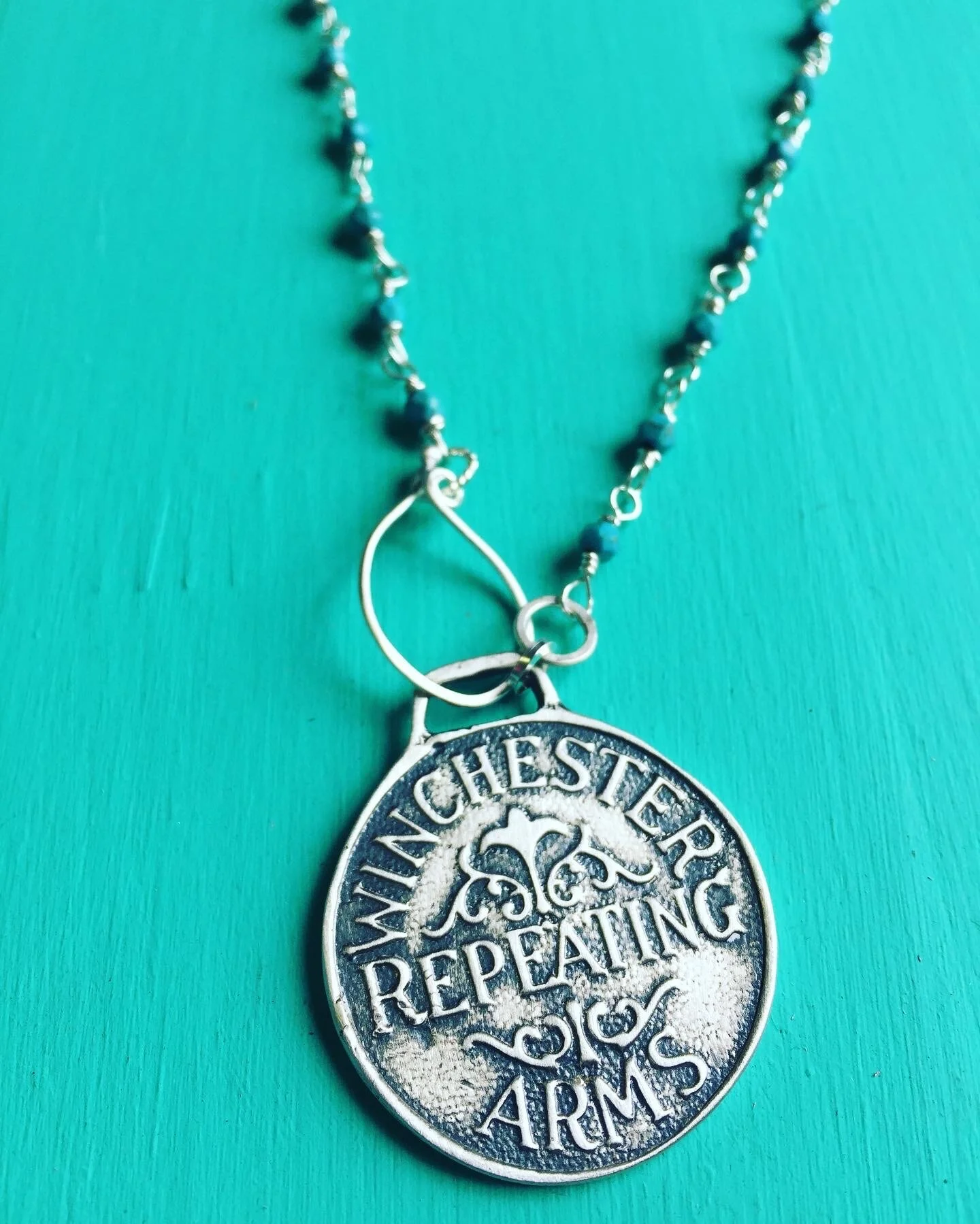 Winchester Repeating Arms Necklace $225
