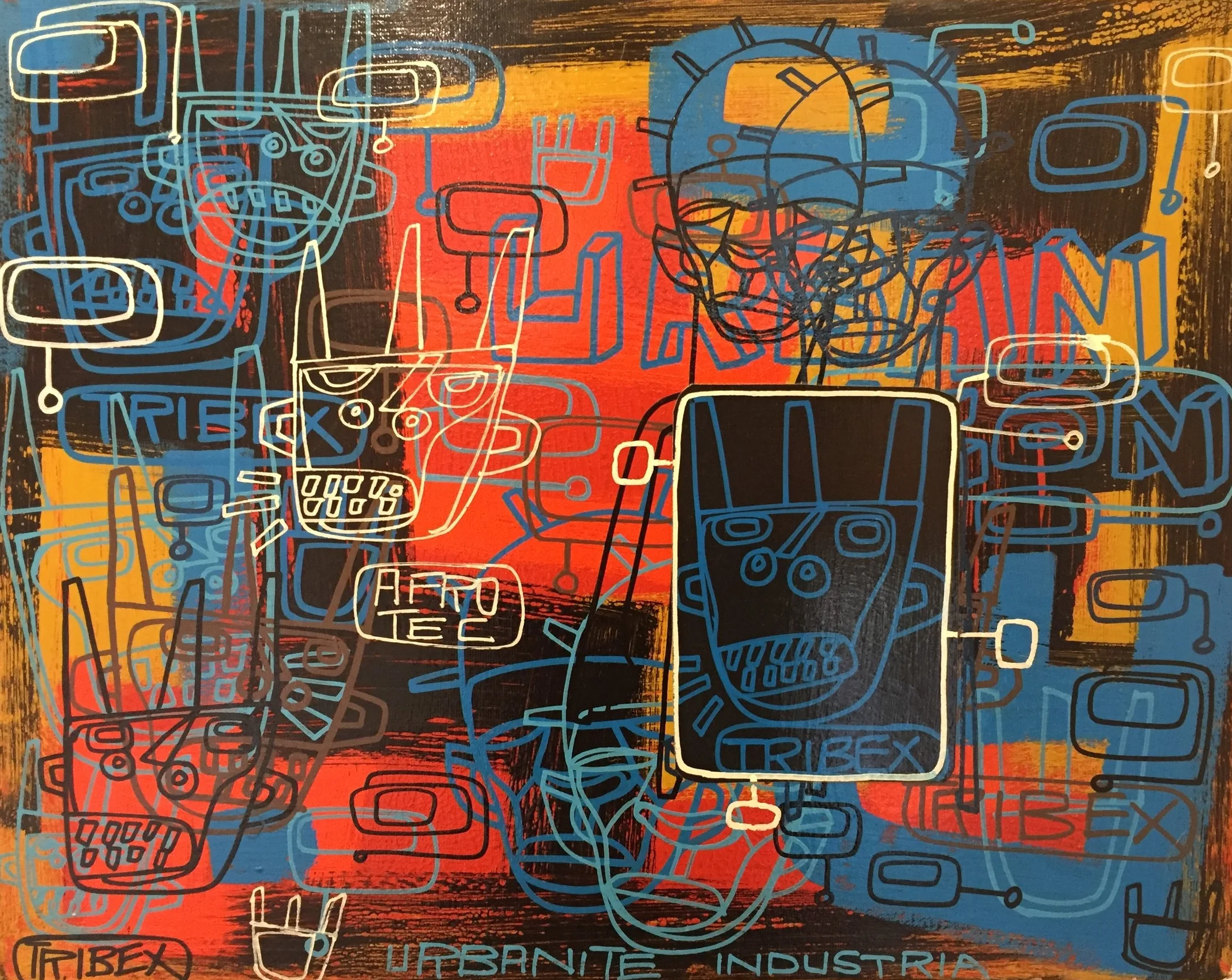 R.H.Jones American Urbanite Graffiti Art at Disorder Gallery